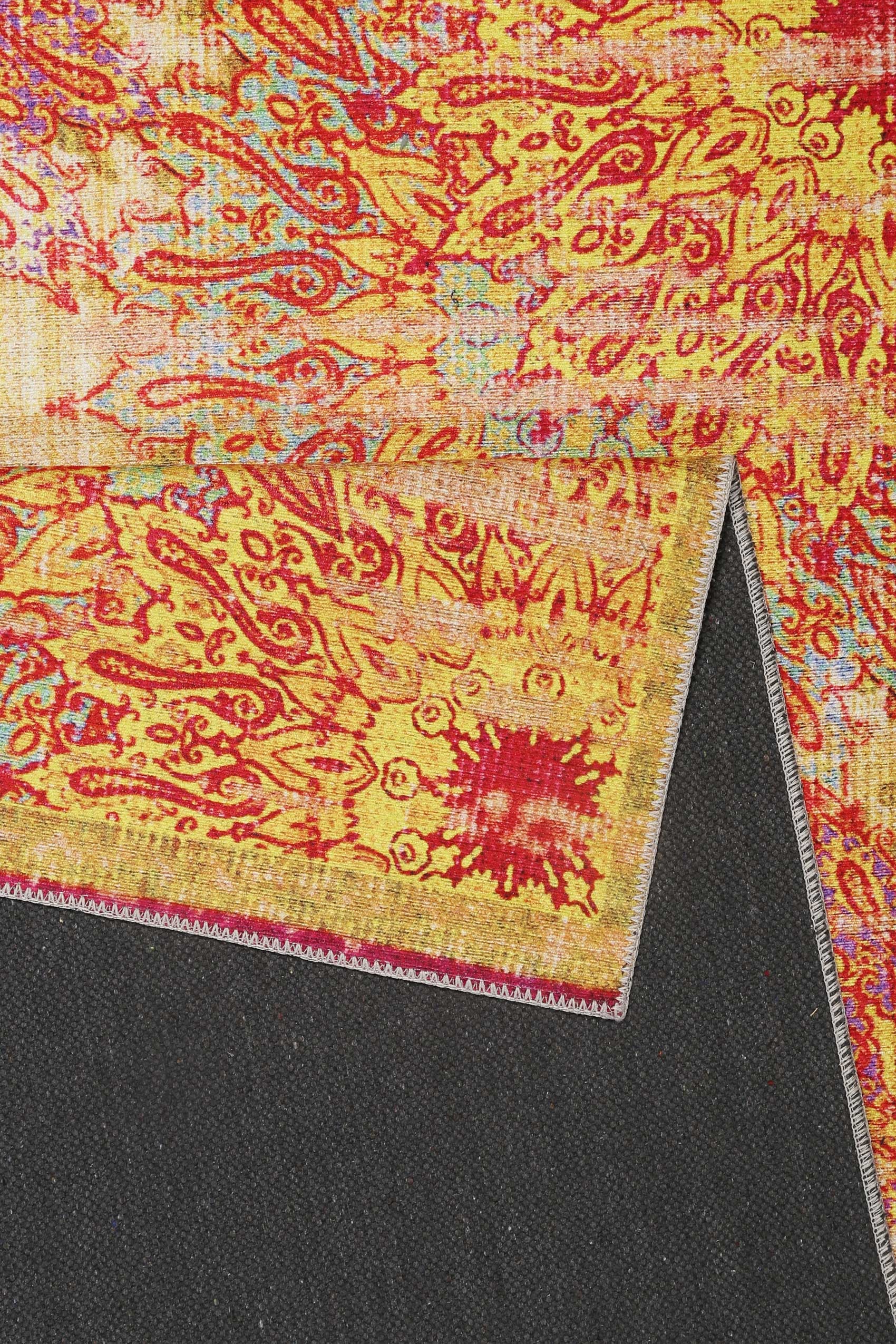 Wecon home Teppich »Rooftop« rechteckig 6 mm Höhe Vintage, Baumwolle, Kurzflor, Wohnzimmer, Schlafzimmer, Orient