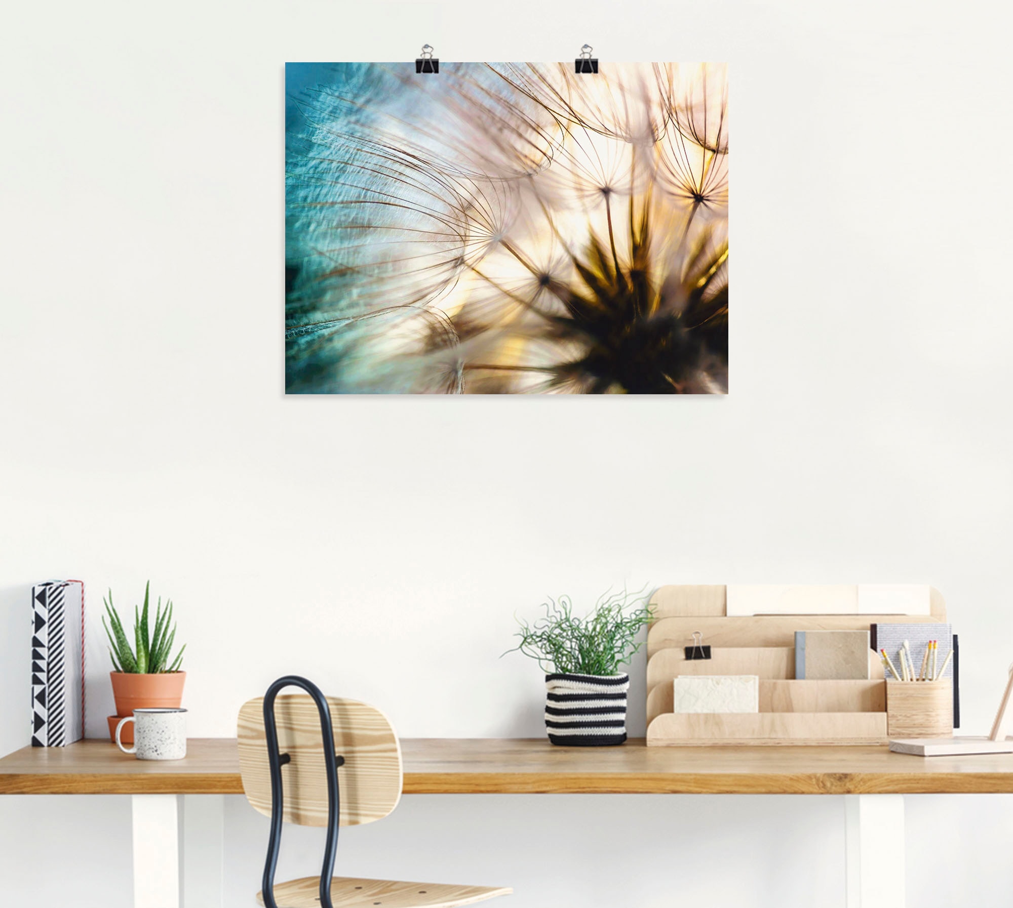 Artland Wandbild »Pusteblume Makro abstrakt«, Blumen, (1 St.), als Alubild, günstig online kaufen