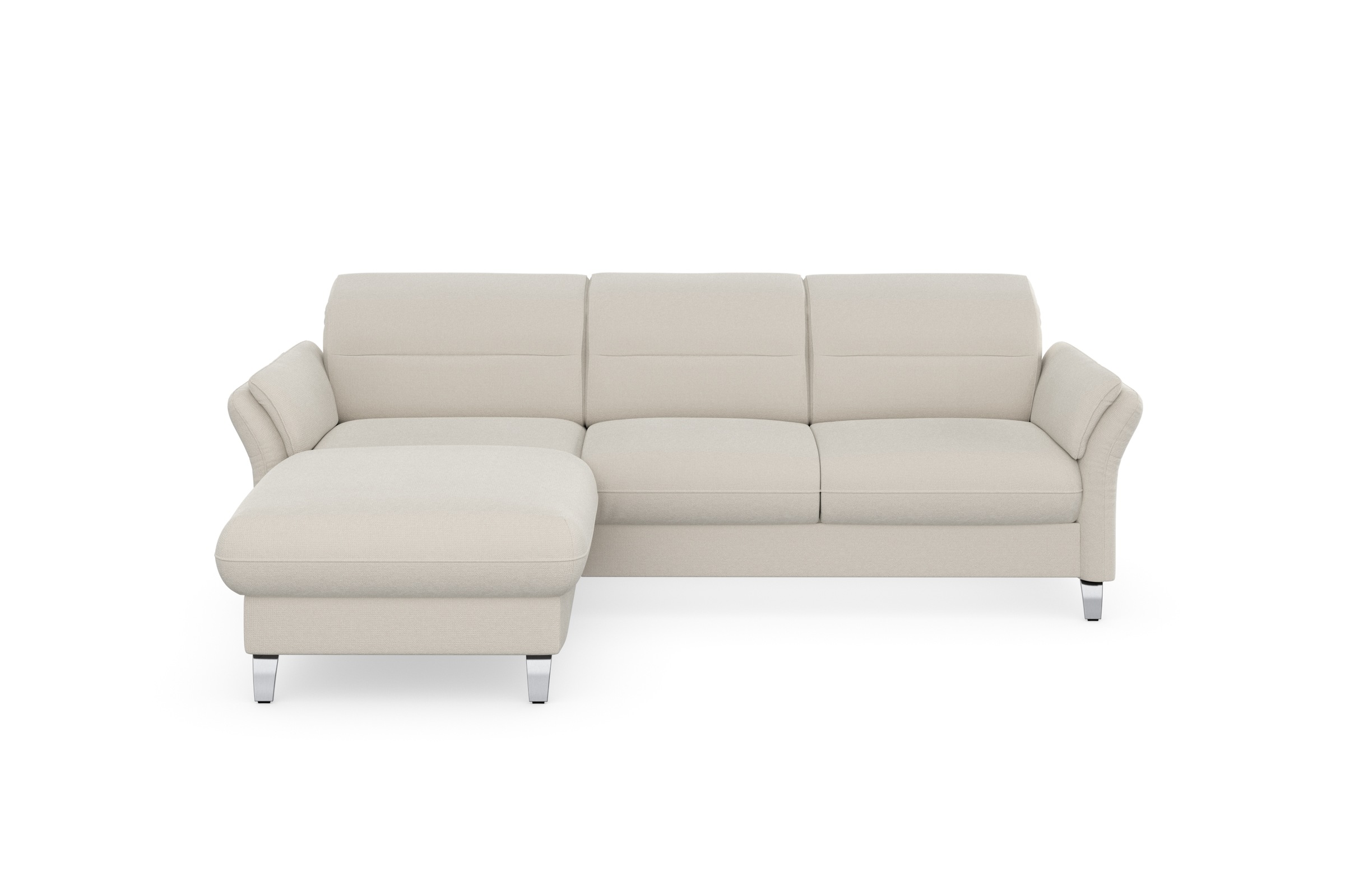 sit&more Ecksofa »Grenoble L-Form mit Federkern«, wahlweise mit Bettfunktio günstig online kaufen