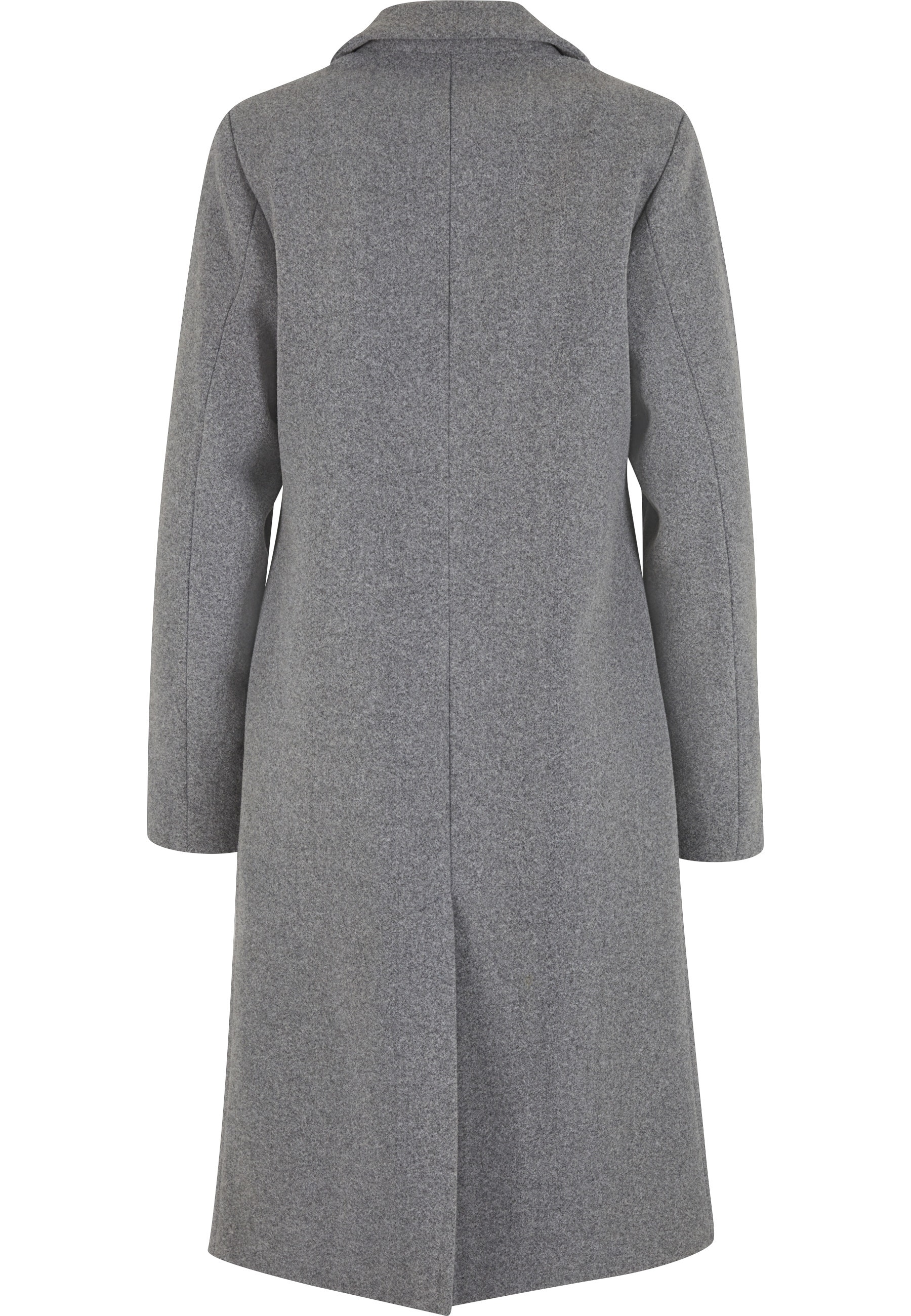 URBAN CLASSICS Winterjacke »Urban Classics Ladies Basic Coat« 1 Stk. tlg. ohne Kapuze