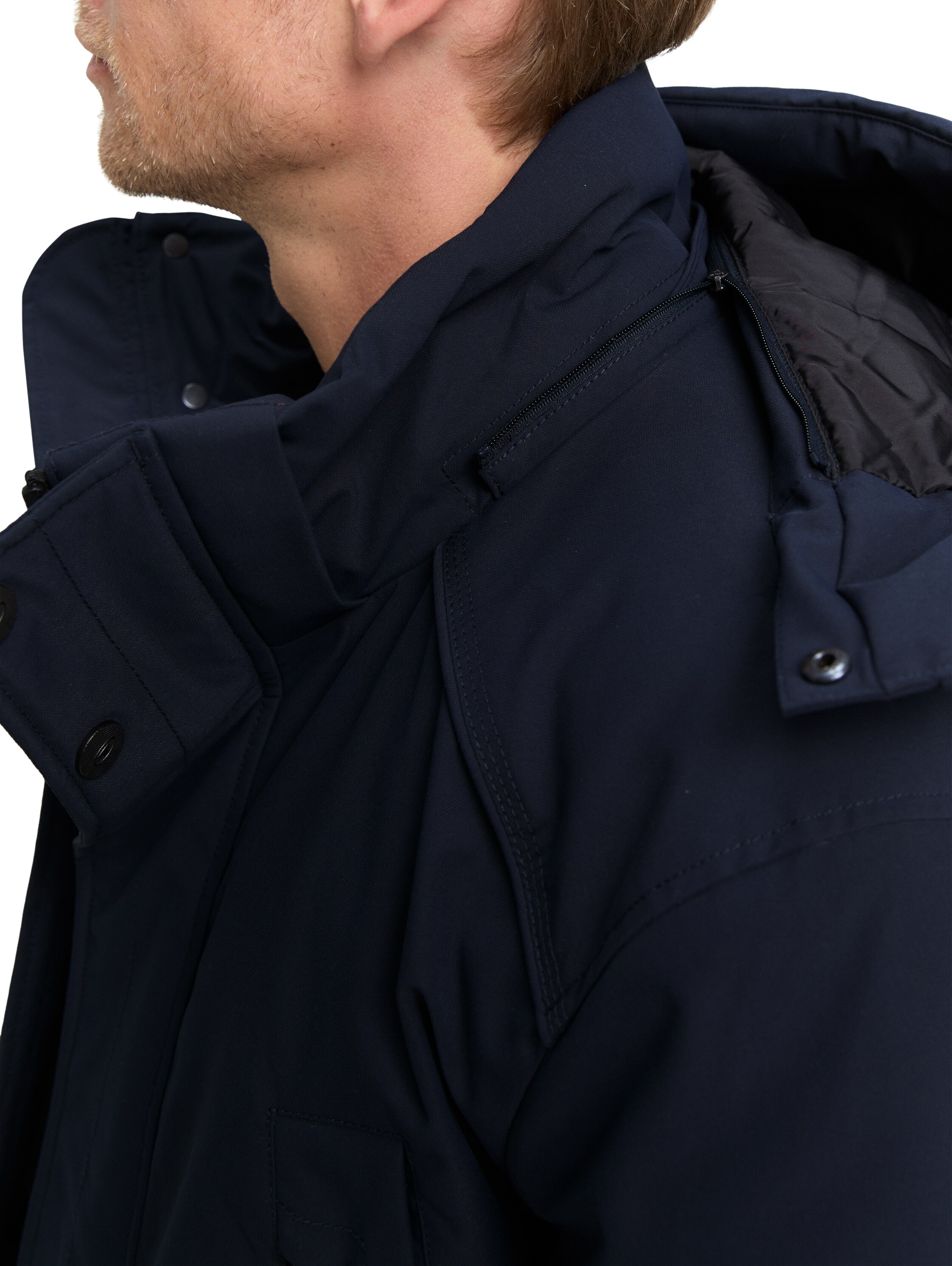 TOM TAILOR Funktionsmantel mit Logo Anhänger