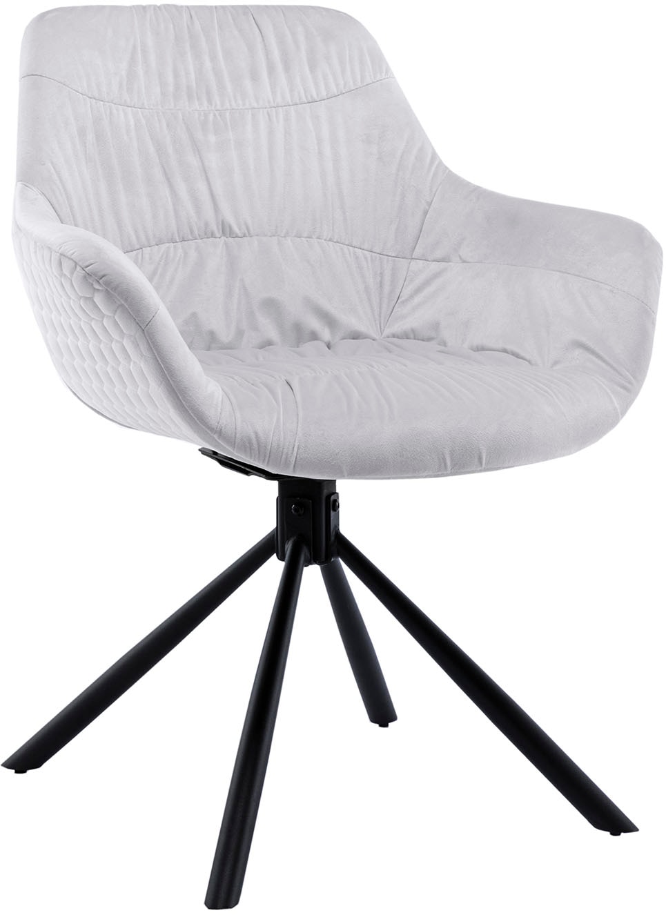 SalesFever Armlehnstuhl, 360° Samtoptik-Polyester, Drehfunktion online kaufen