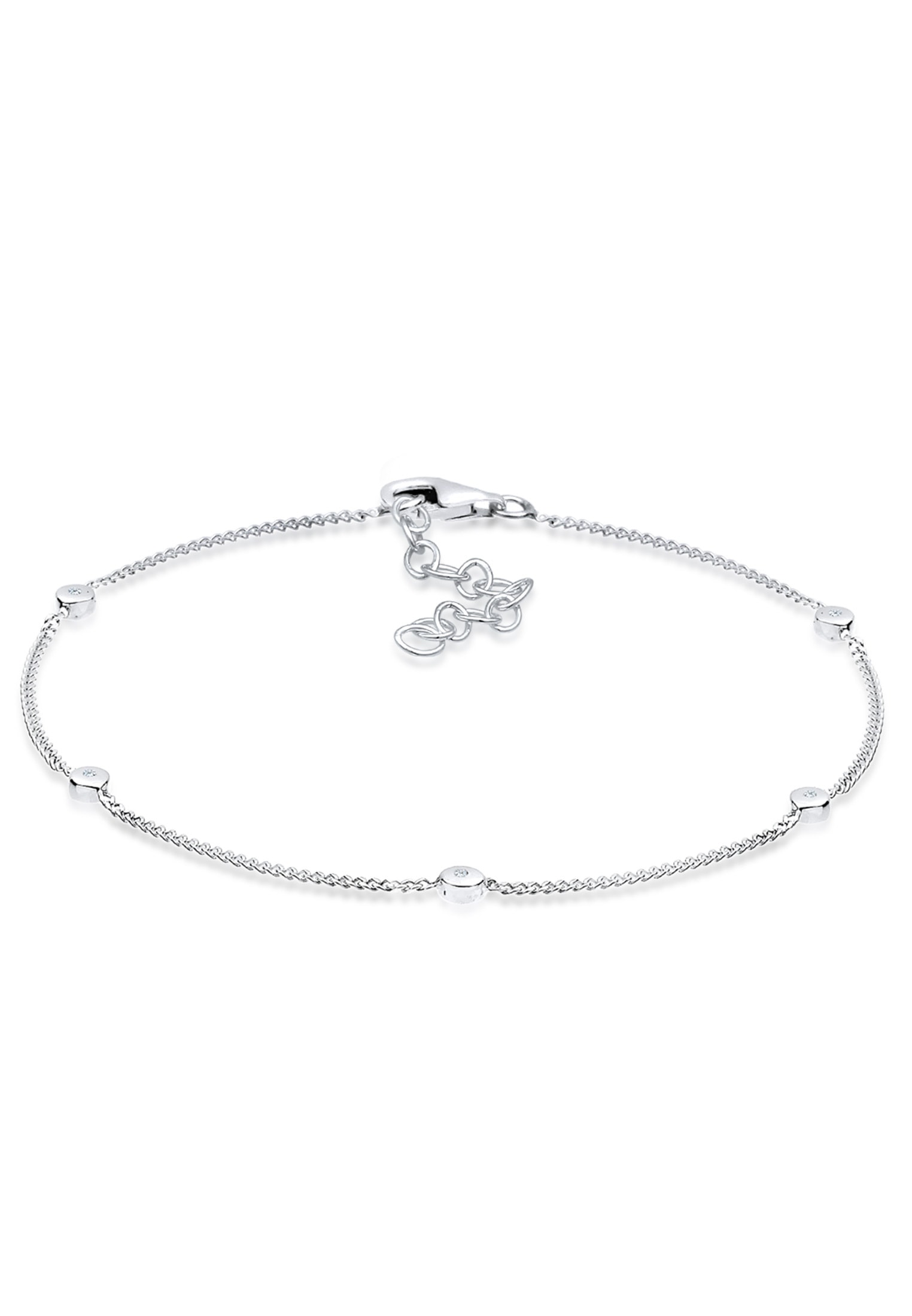 Bild von Elli DIAMONDS Armband »Elegant Klassisch Diamant (0.025 ct.) 925 Silber«