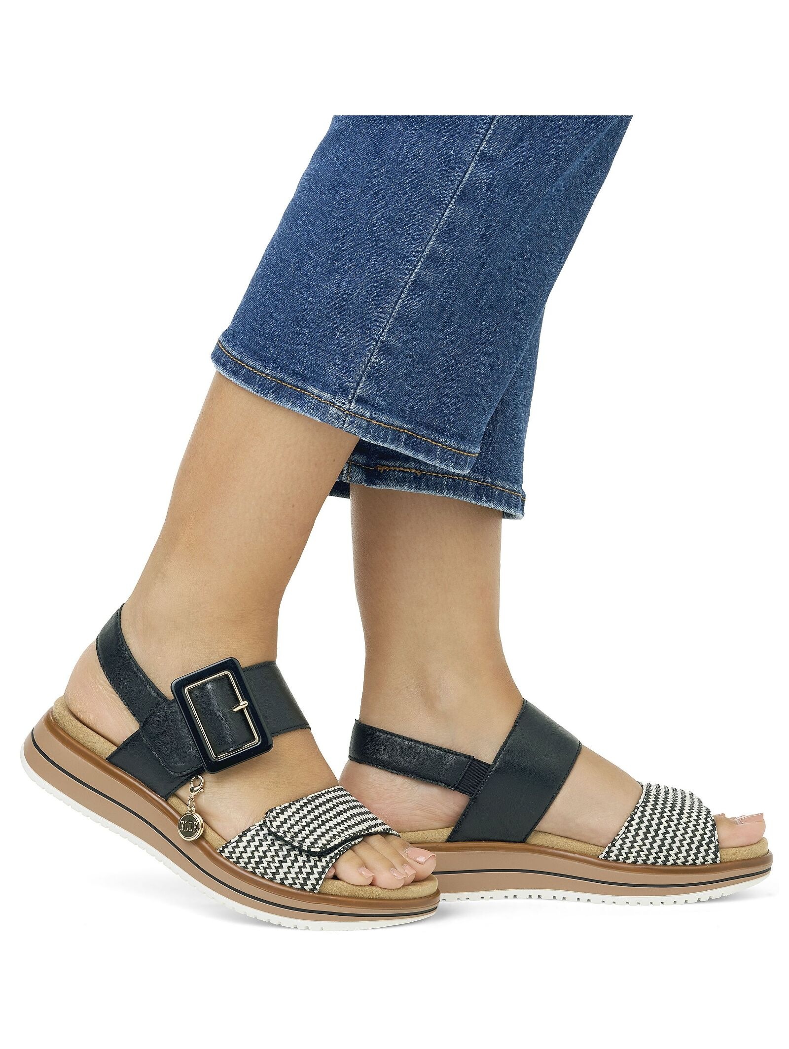 Remonte Riemchensandale »Remonte Sandalen Glattleder«