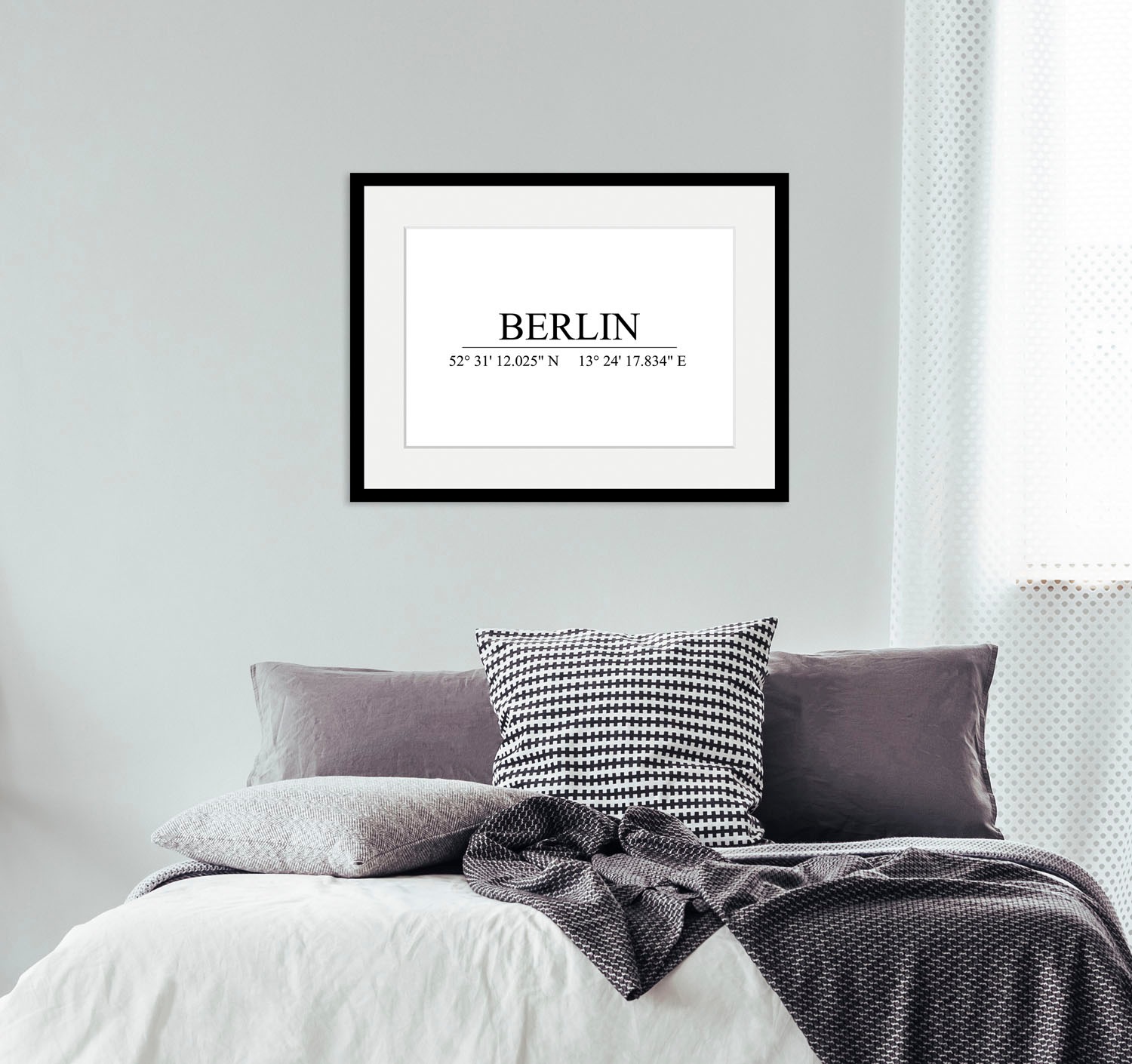 queence Bild »BERLIN«, Städte-Stadt-Berlin-Schwarz-Weiß-Deutschland, (1 St. günstig online kaufen