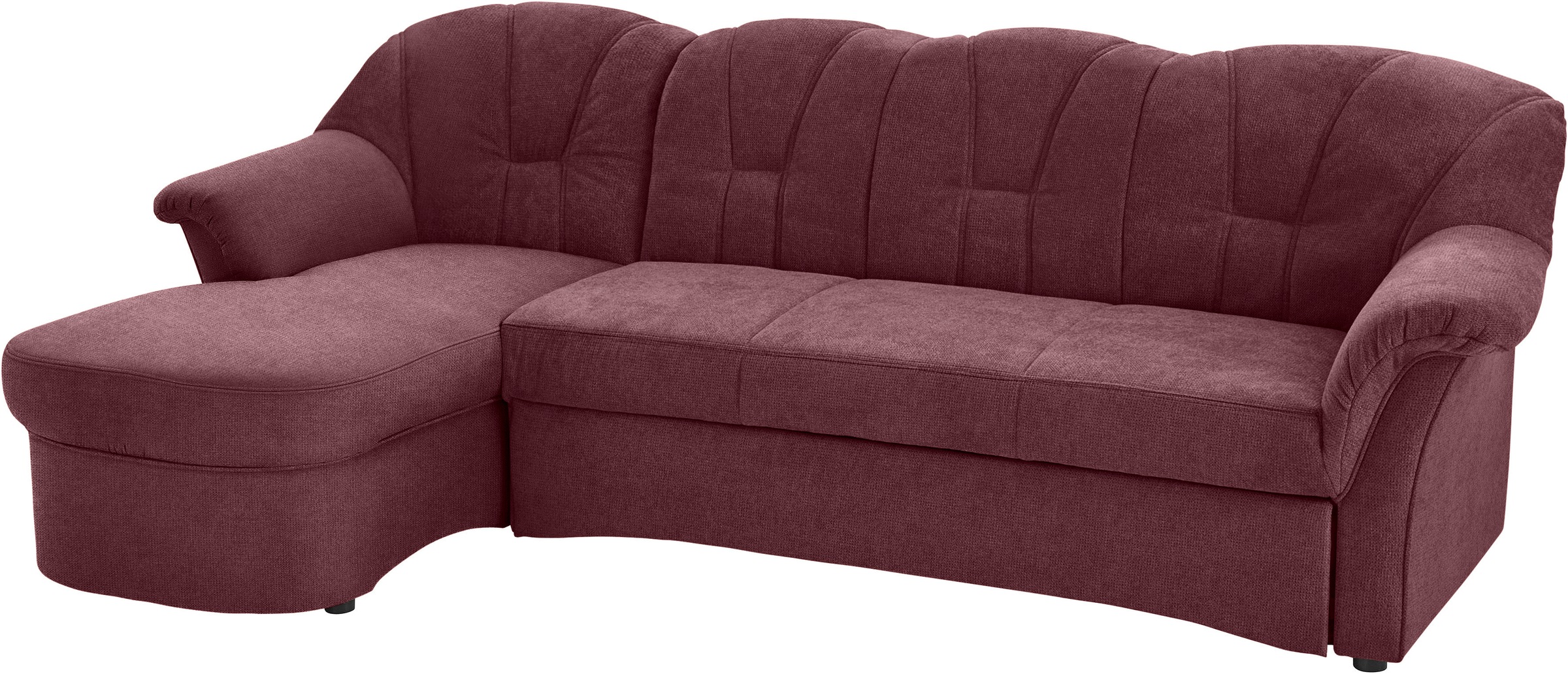 DOMO collection Ecksofa Papenburg L-Form, in großer Farbvielfalt, wahlweise mit Bettfunktion