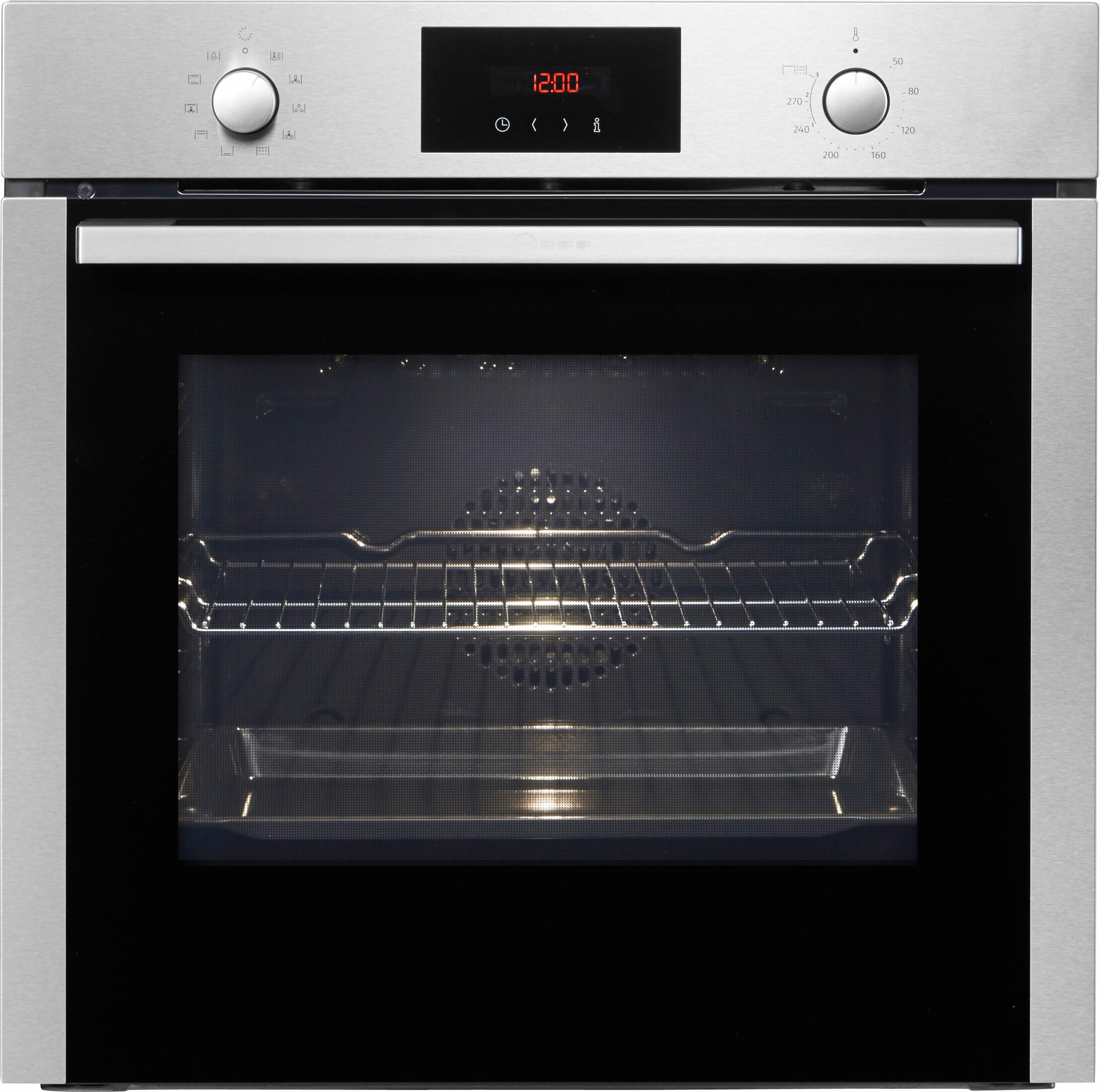 3. Bild von NEFF Pyrolyse Backofen N 30 »B2CCG6AN0«, mit Teleskopauszug nachrüstbar, Pyrolyse-Selbstreinigung, CircoTherm®-Heißluft