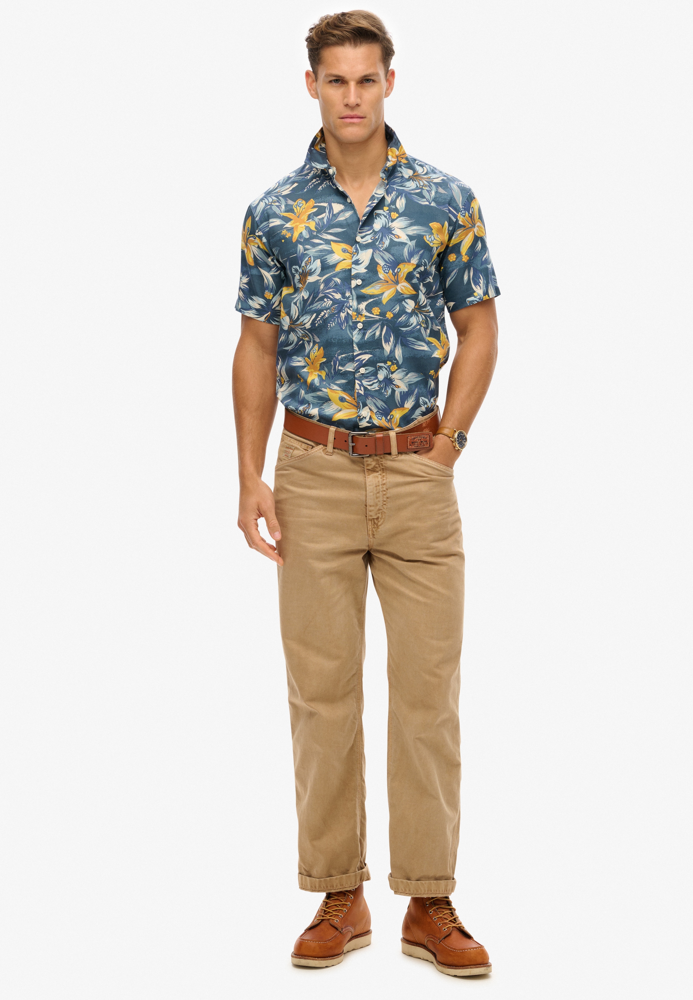 Superdry Kurzarmhemd »HAWAIIAN PRINT SHIRT«