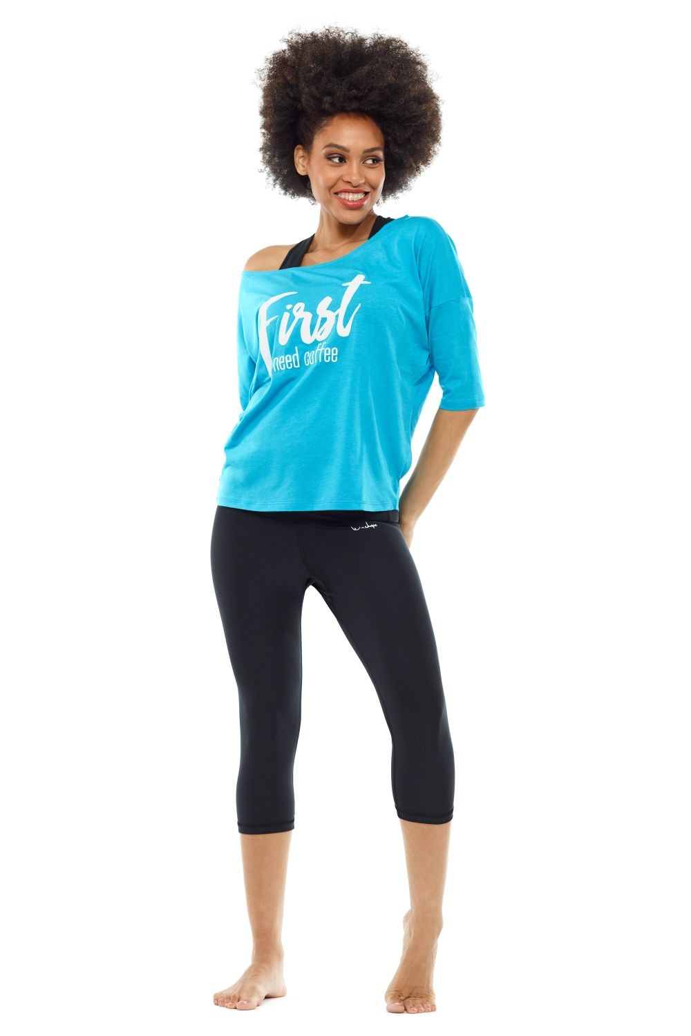 Winshape Leggings »Functional Power Shape 3/4-Tights HWL202«  High Waist mit Bauch-Weg-Effekt