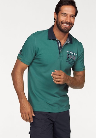 Man's World Poloshirt, in Piqué-Qualität mit Kontrastkragen kaufen