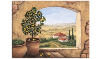 Wandbild Poster St.), oder bestellen (1 Wandaufkleber Artland Felder, Größen versch. Leinwandbild, Alubild, online in »Ernteland«, als
