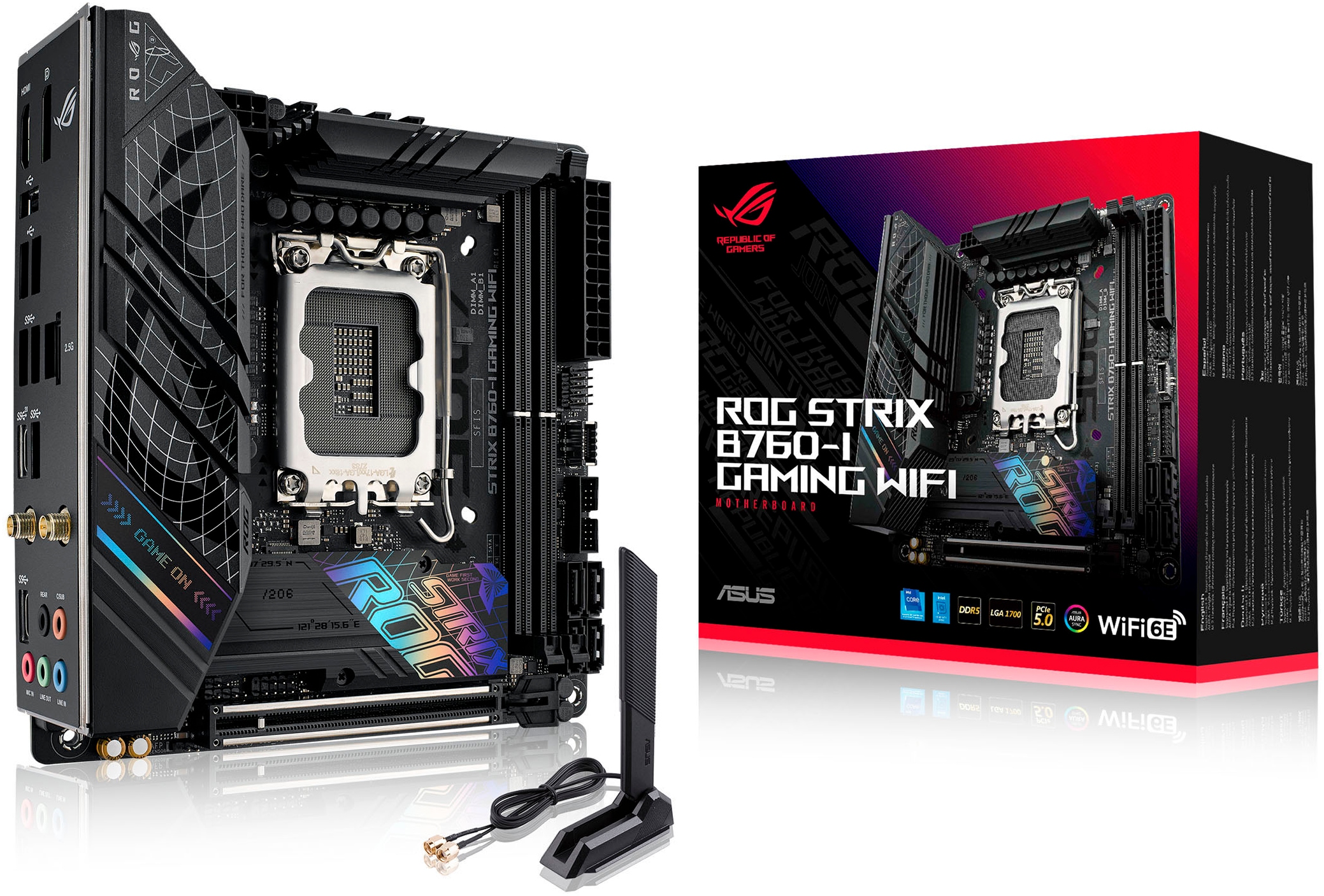 Asus Mainboard »ROG STRIX B760-I GAMING WIFI«