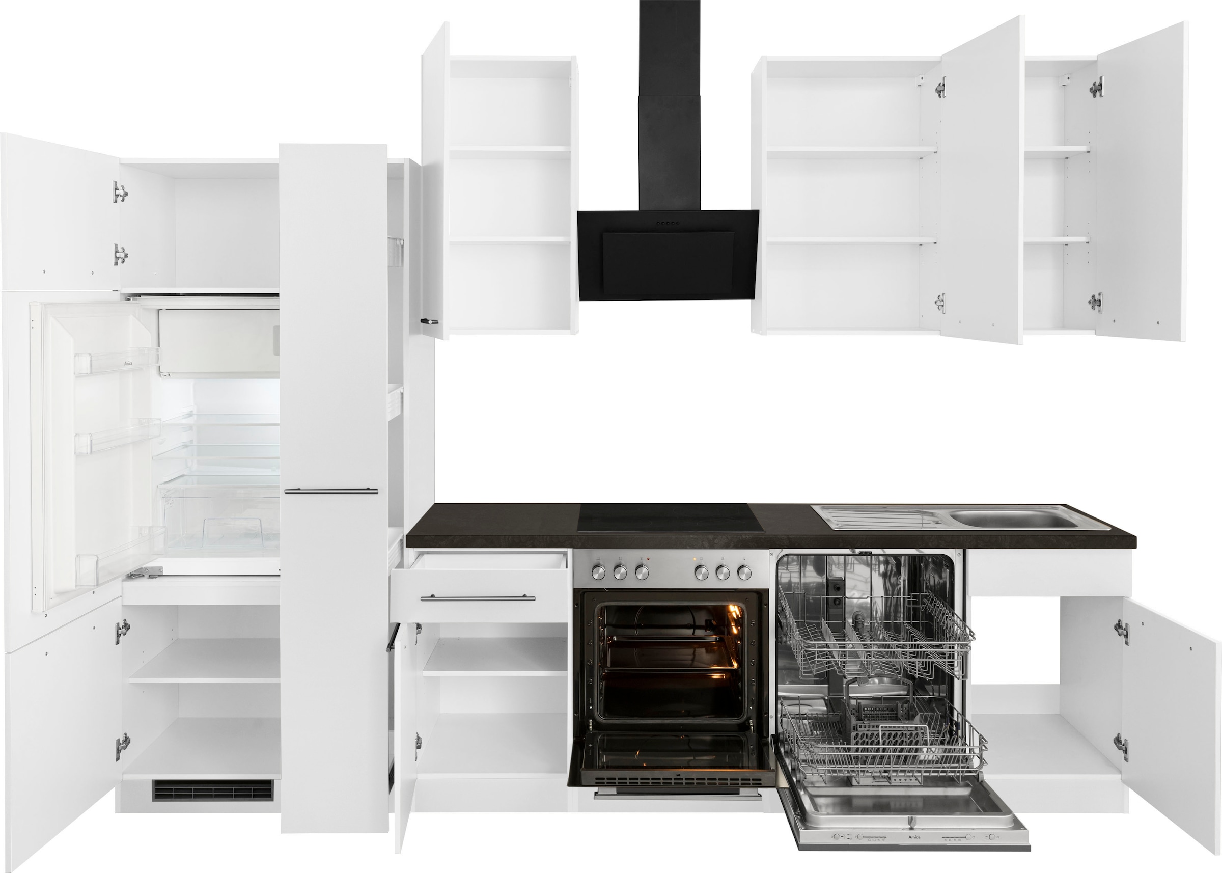 310 kaufen Küchen online cm »Unna«, E-Geräte, Breite wiho Küchenzeile ohne
