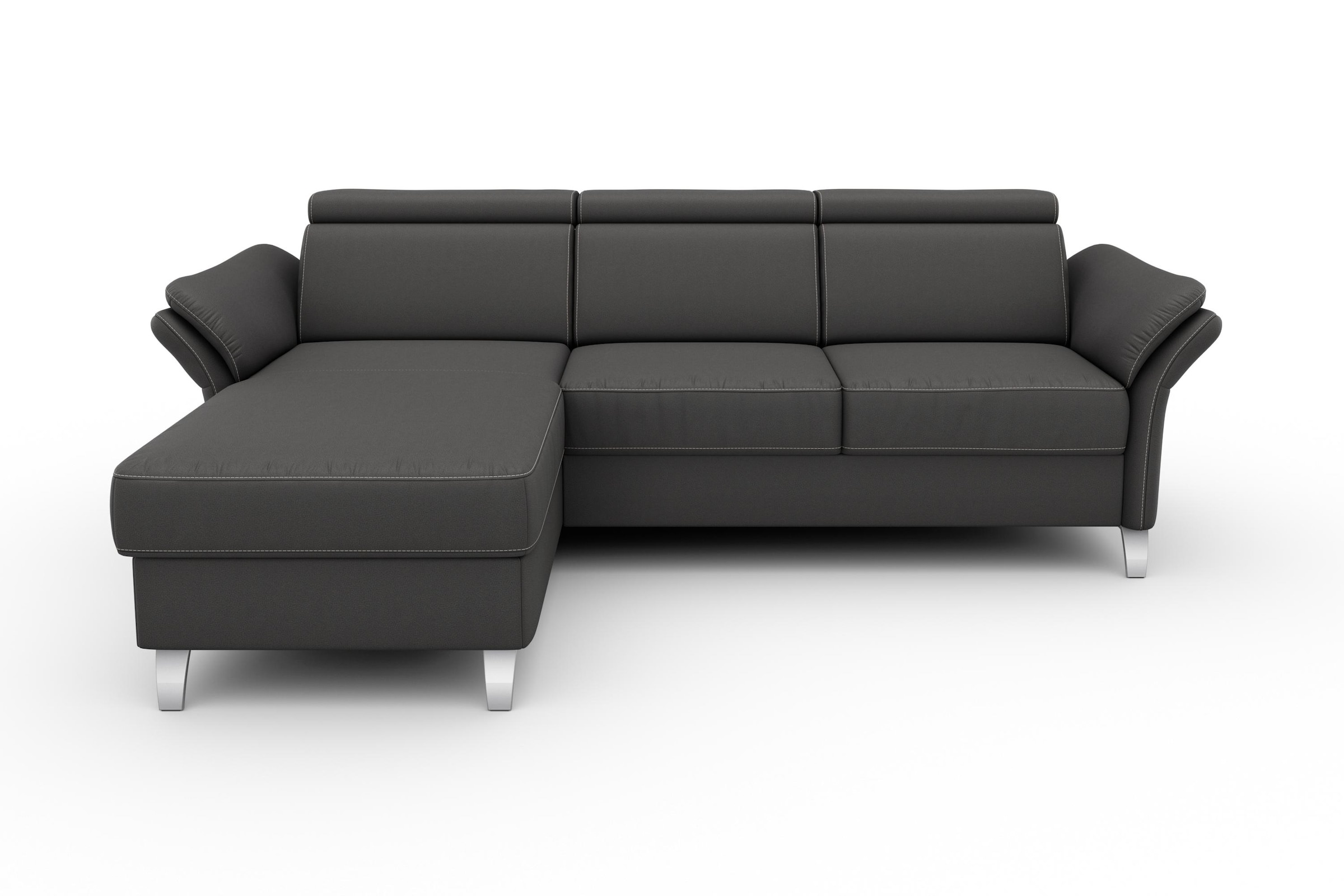 sit&more Ecksofa »Vincenzo L-Form«, inklusive Kopfteilverstellung, wahlweis günstig online kaufen
