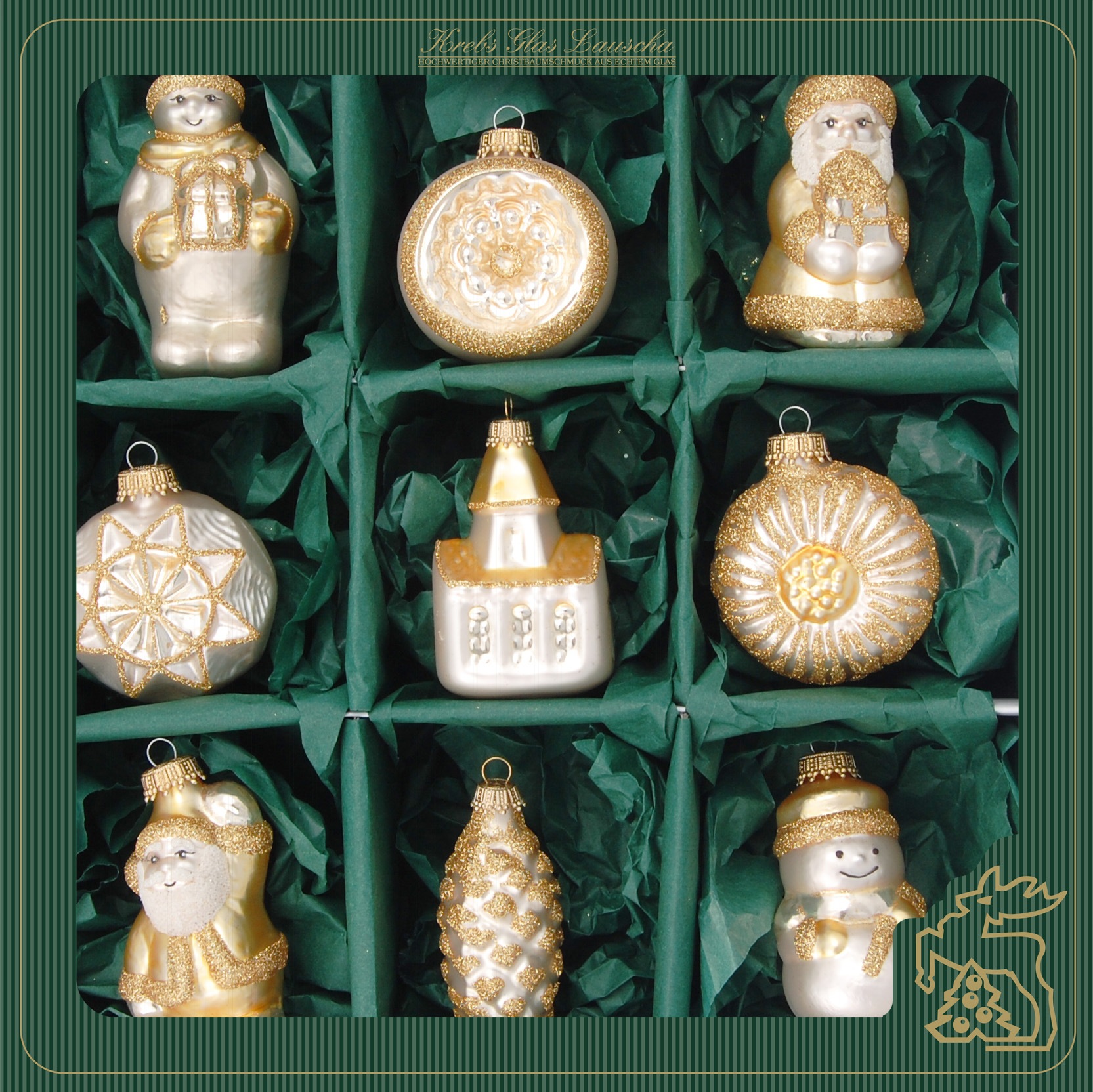Krebs Glas Lauscha Christbaumschmuck »KGL03401, Weihnachtsdeko, Christbaums günstig online kaufen