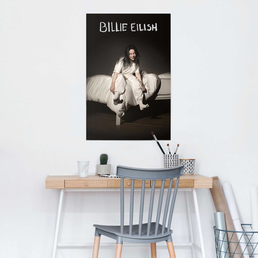 Reinders! Poster »Poster Billie Eilish When We All Fall Asleep, Where Do We Go?«, Menschen, (1 St.)