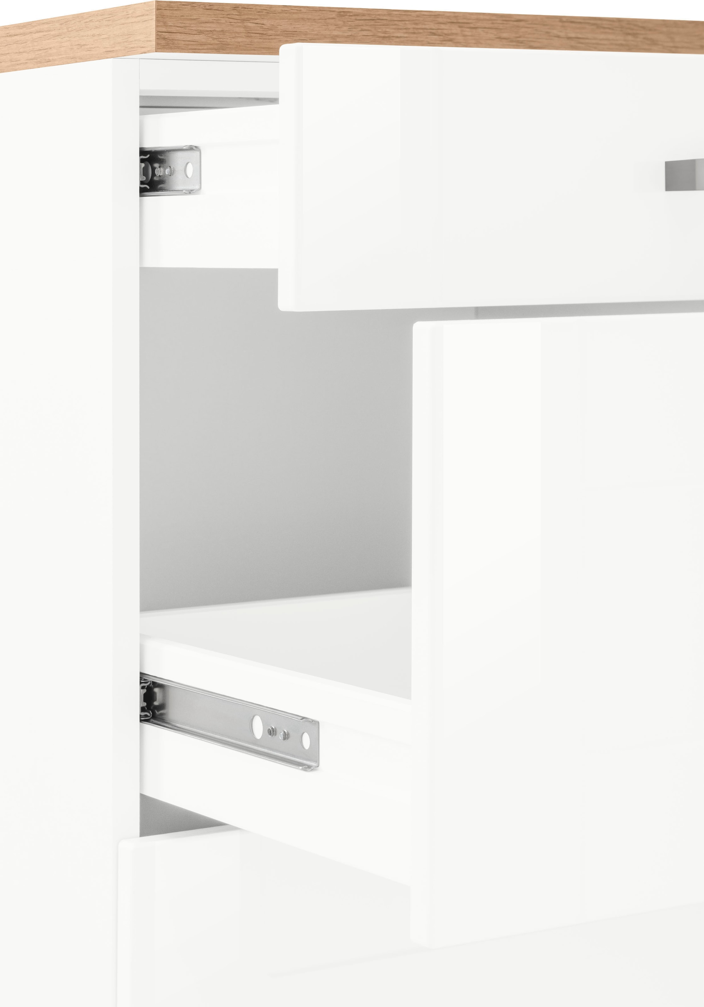 KOCHSTATION Winkelküche »KS-Tinnum«, ohne E-Geräte, Stellbreite 240/330 cm