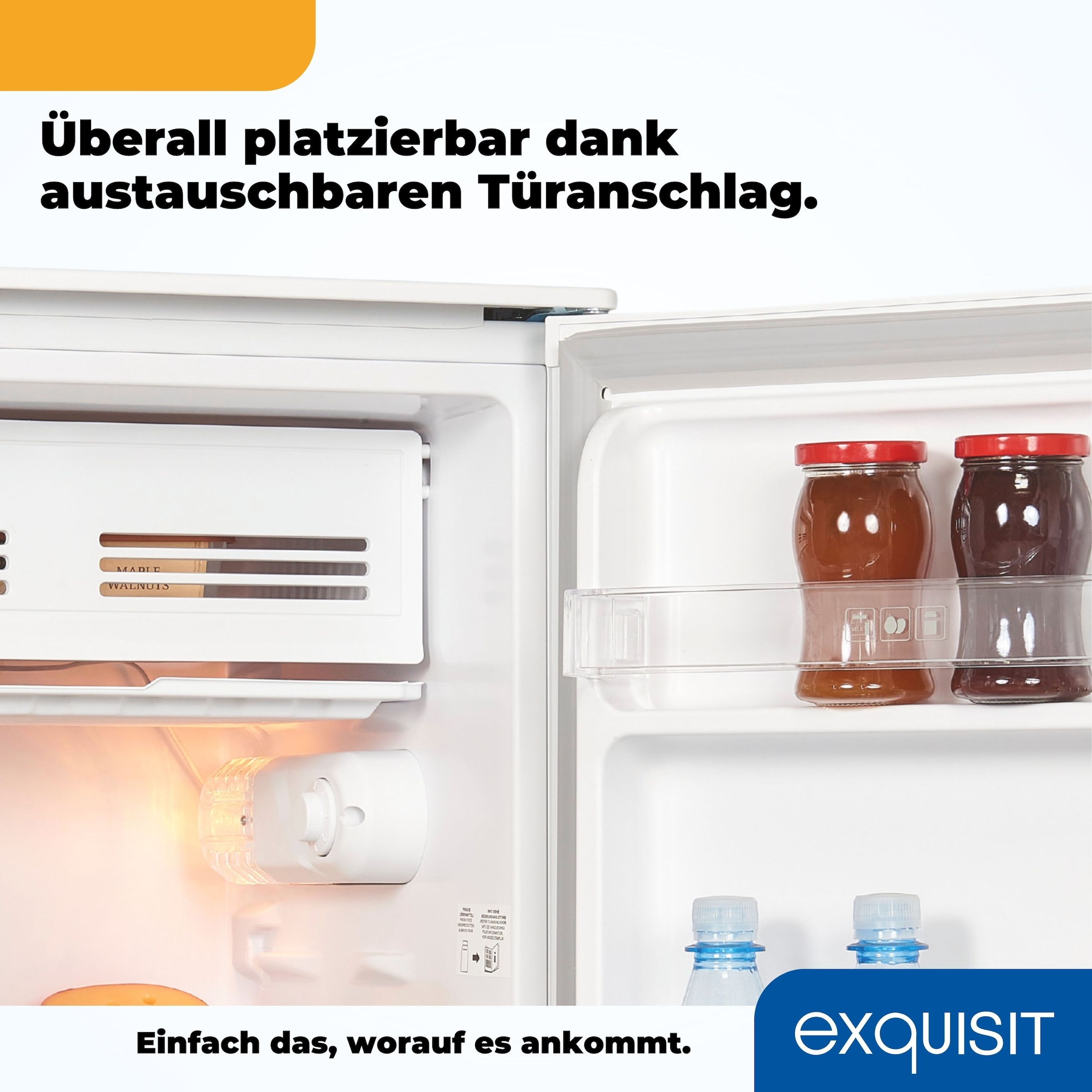 exquisit Kühlschrank »KS116-0-041E weiss«