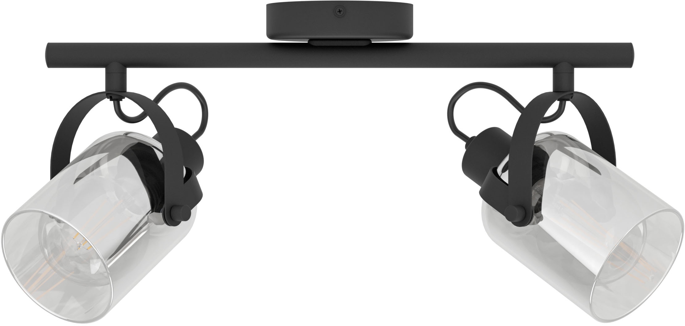 EGLO Deckenspot »BERREGAS Spotlampe - Stahl - E27 - 2X40W - IP20« E27 1 Stk günstig online kaufen