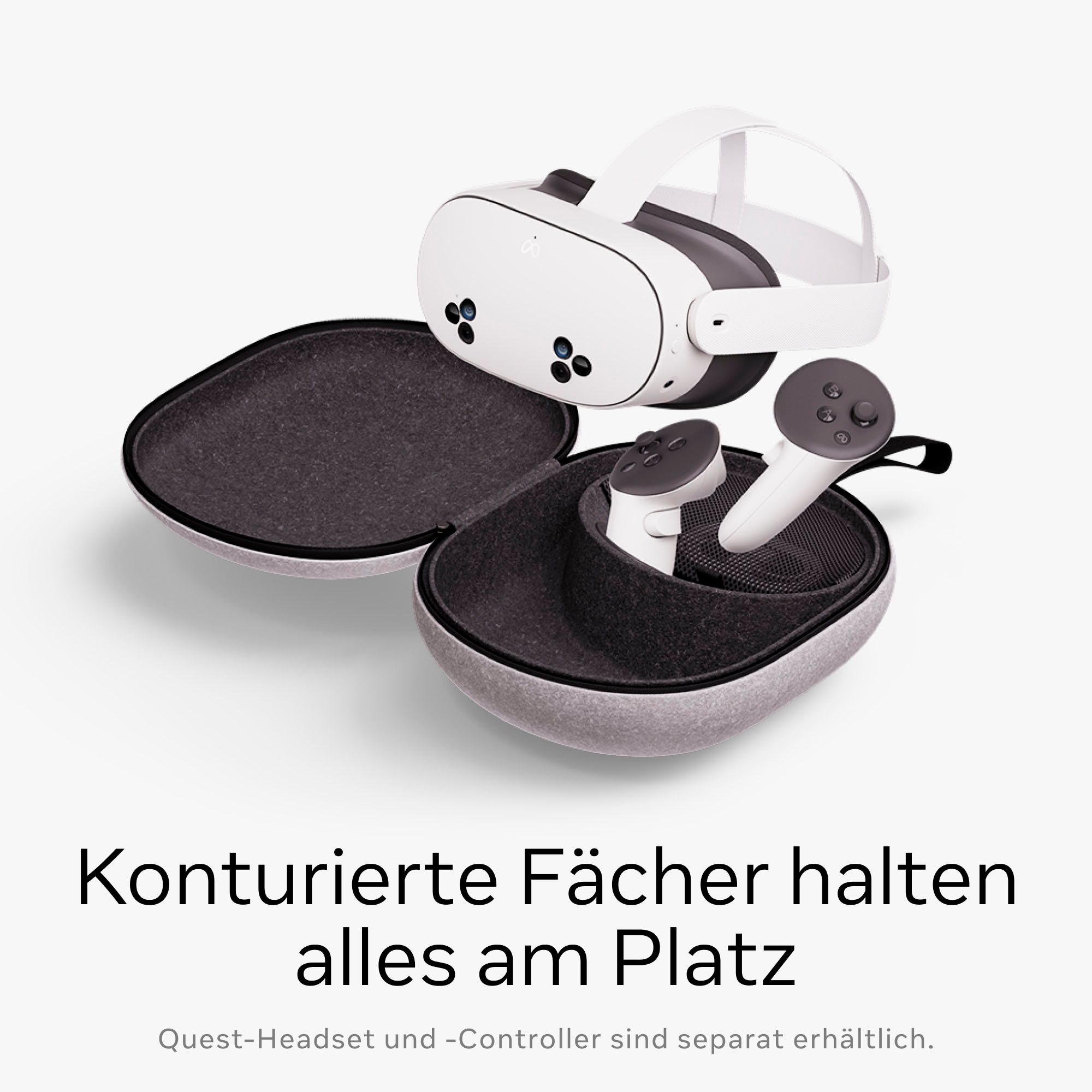 Meta VR Brillen Hülle »Kompakte Tragetasche für Quest 3/3S«, Quest 3