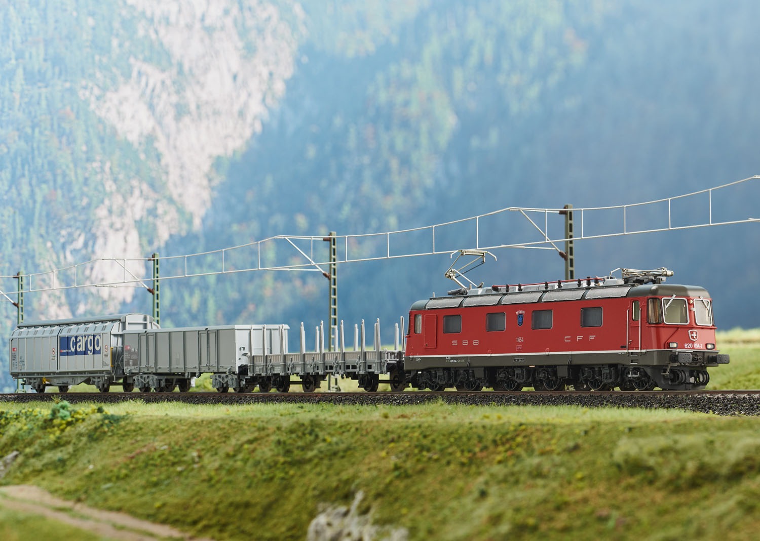 Märklin Modelleisenbahn-Set »Digital-Startpackung "Schweizer Güterzug mit Re 620" - 29488«, mit Licht- und Soundeffekten; Made in Europe