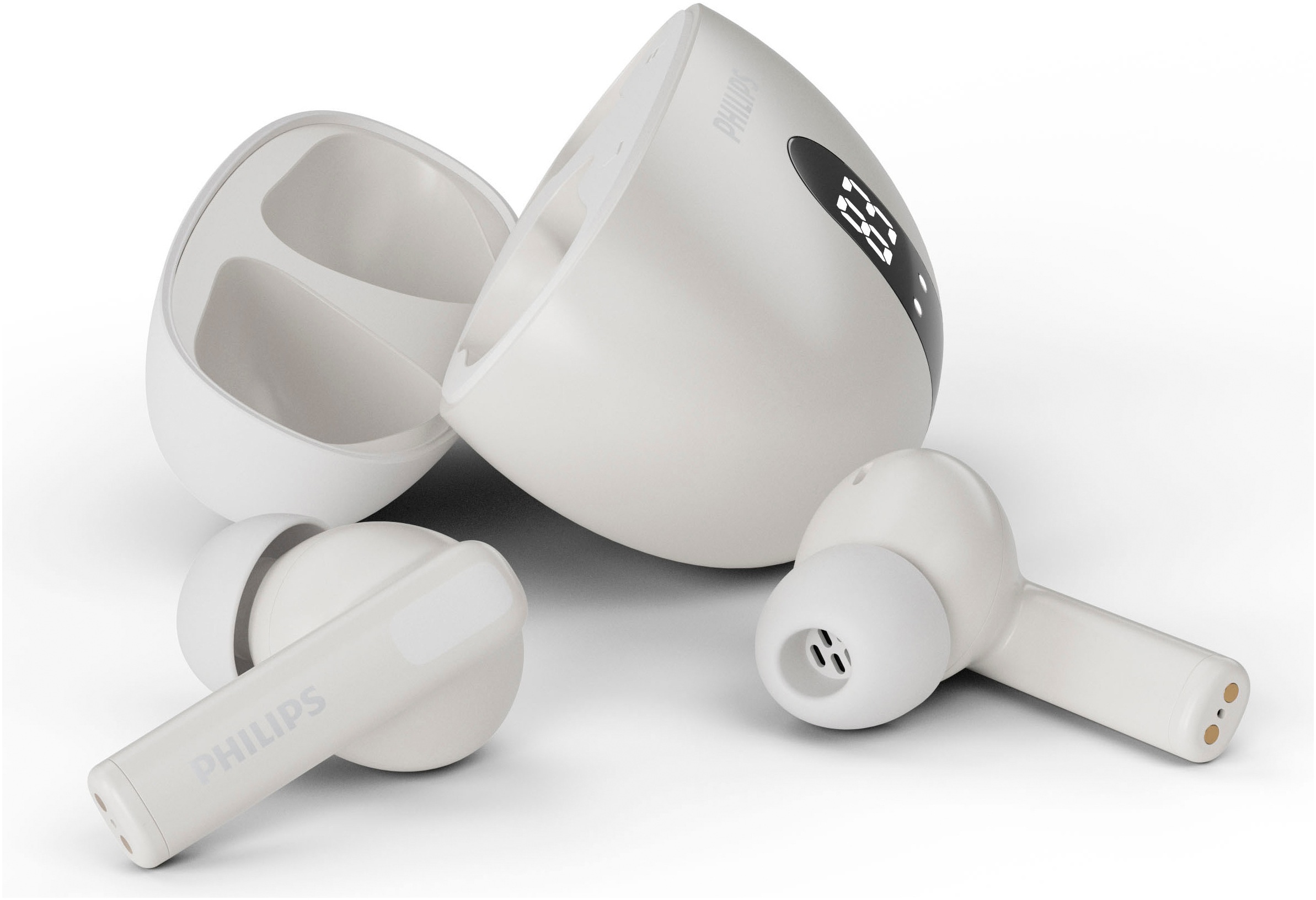 Philips wireless In-Ear-Kopfhörer »TAT2520«, Bluetooth, Adaptive Noise-Cancelling-Freisprechfunktion-Multi-Point-Verbindung-Rauschunterdrückung-Sprachsteuerung-kompatibel mit Siri