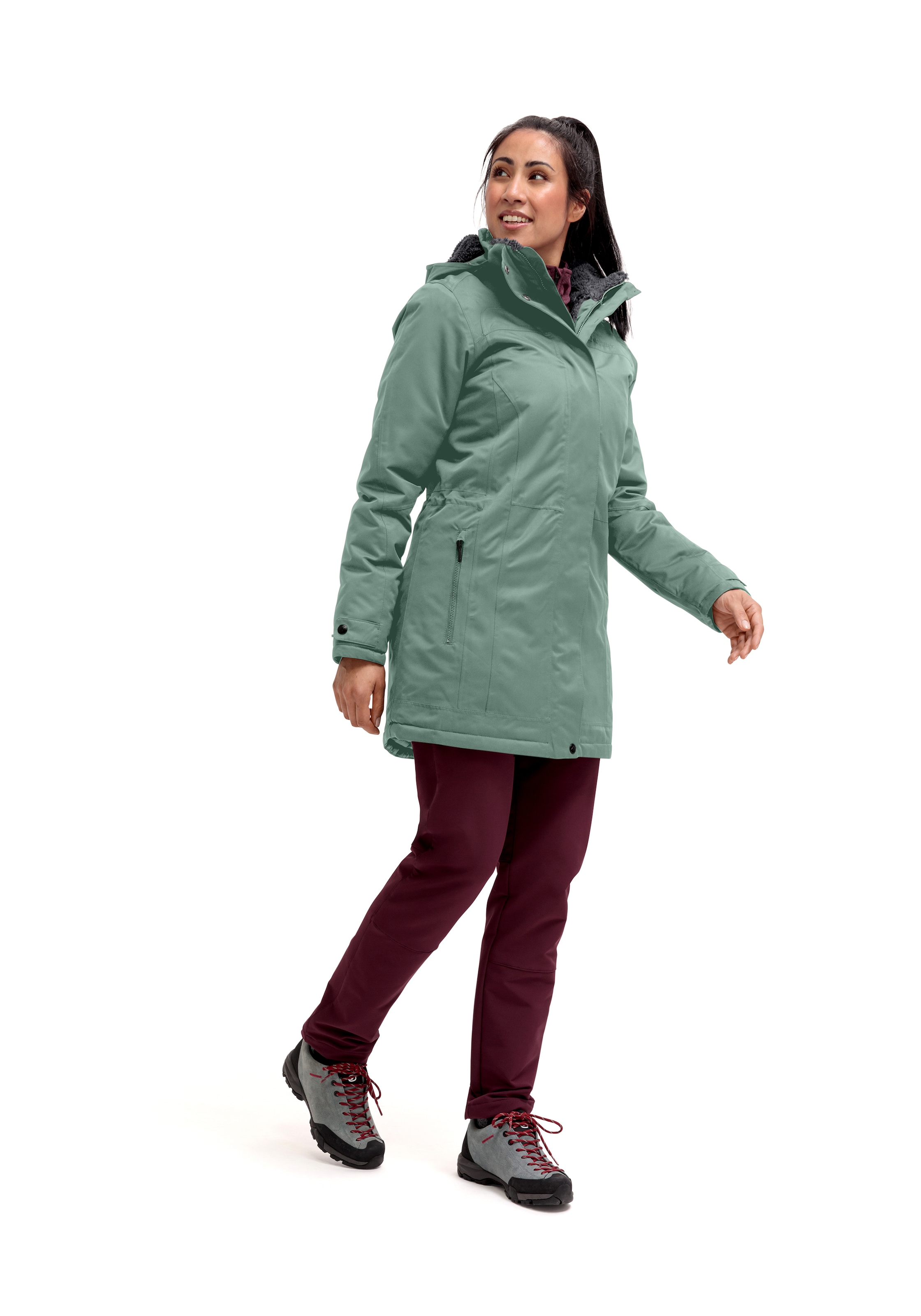 Maier Sports Funktionsjacke »Lisa 2.1«, Damen Mantel, atmungsaktiver Wintermantel, 2 RV-Taschen, Regular Fit