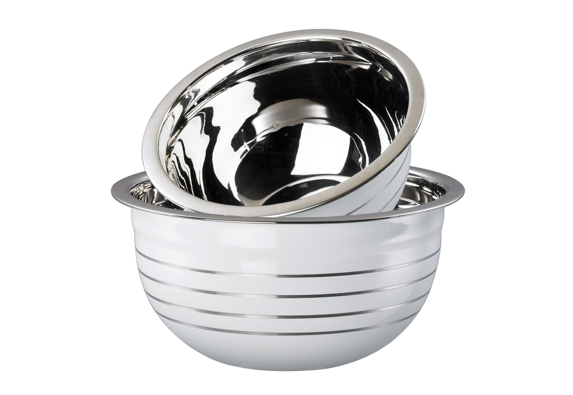 KING Schüssel 6 Stk. aus Edelstahl mit Deckel