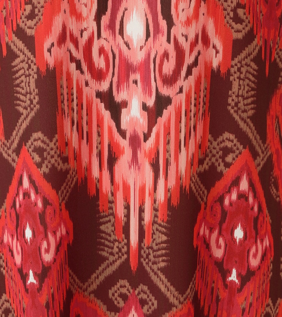 Aniston CASUAL Minikleid, mit farbharmonischem Folklore-Druck - NEUE KOLLEKTION