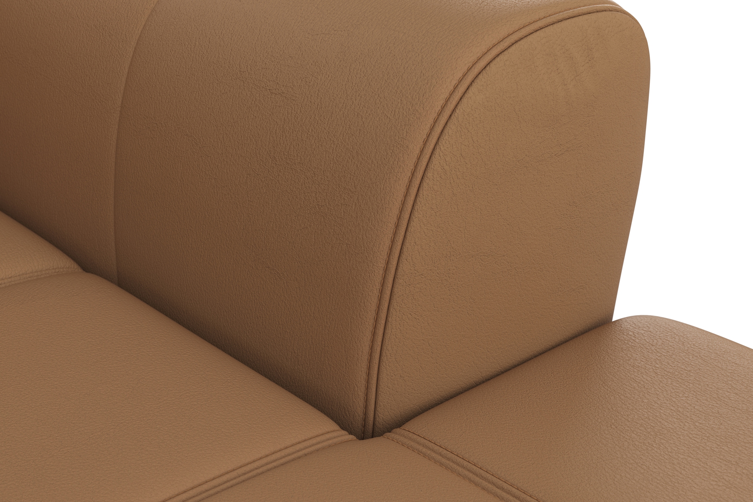 sit&more Ecksofa »Bendigo L-Form«, inklusive Sitztiefenverstellung, Bodenfreiheit 15 cm, 2 Fußfarben