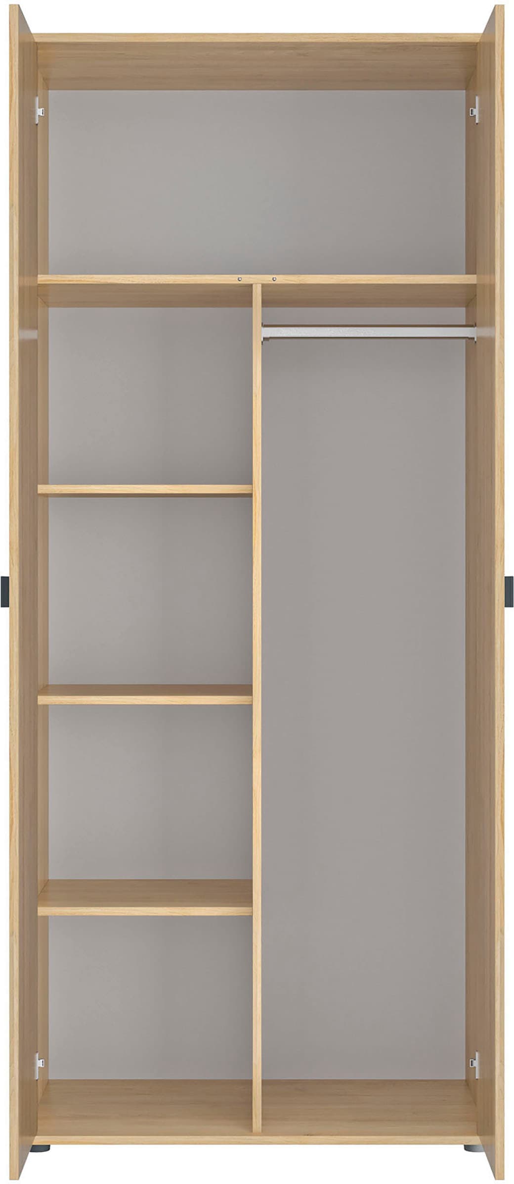 Gami Kleiderschrank »2-türiger Kleiderschrank« ein einfaches und funktionales, gut eingerichtetes Schrank