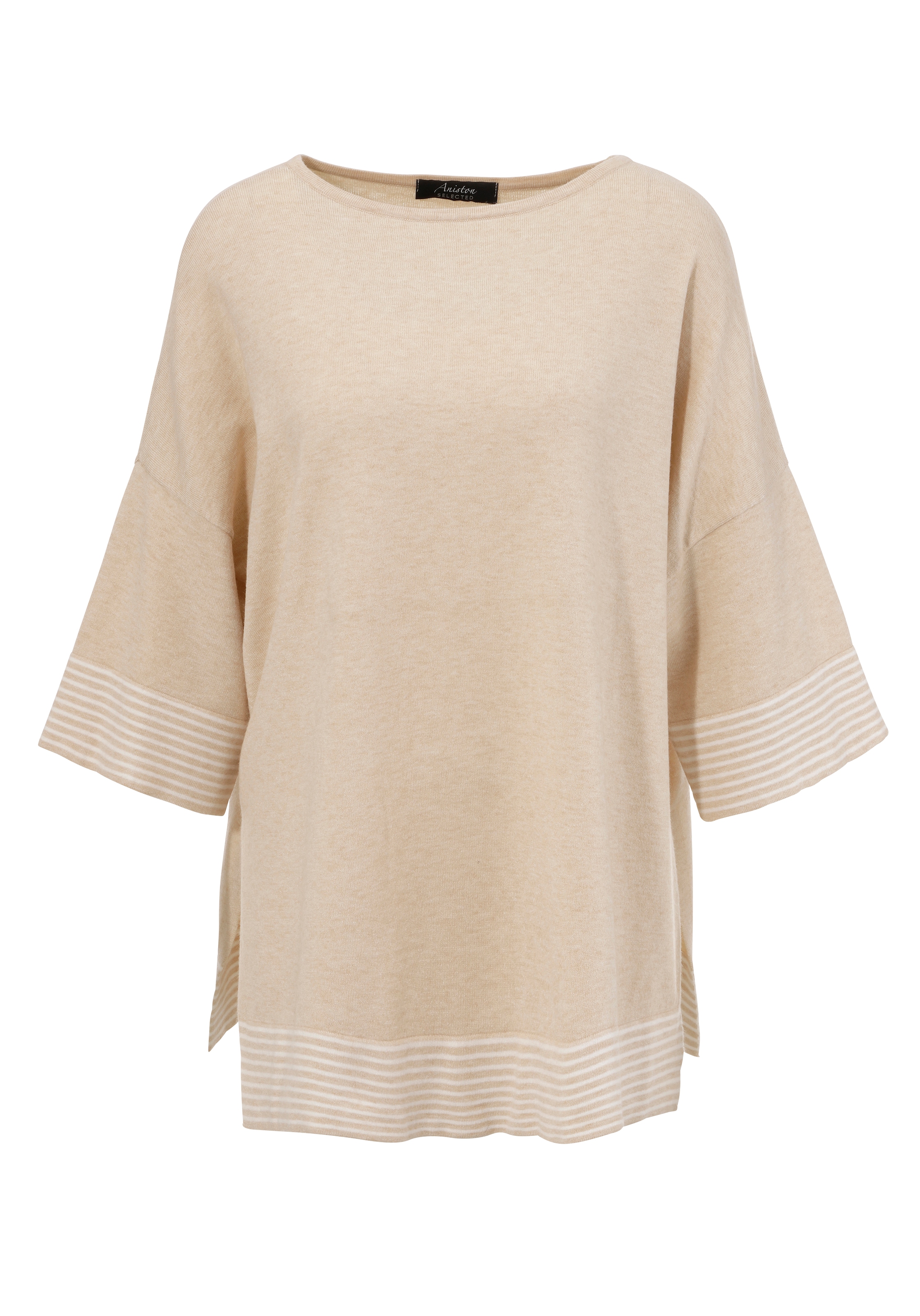 Aniston SELECTED Strickpullover, im lässigen Poncho-Style