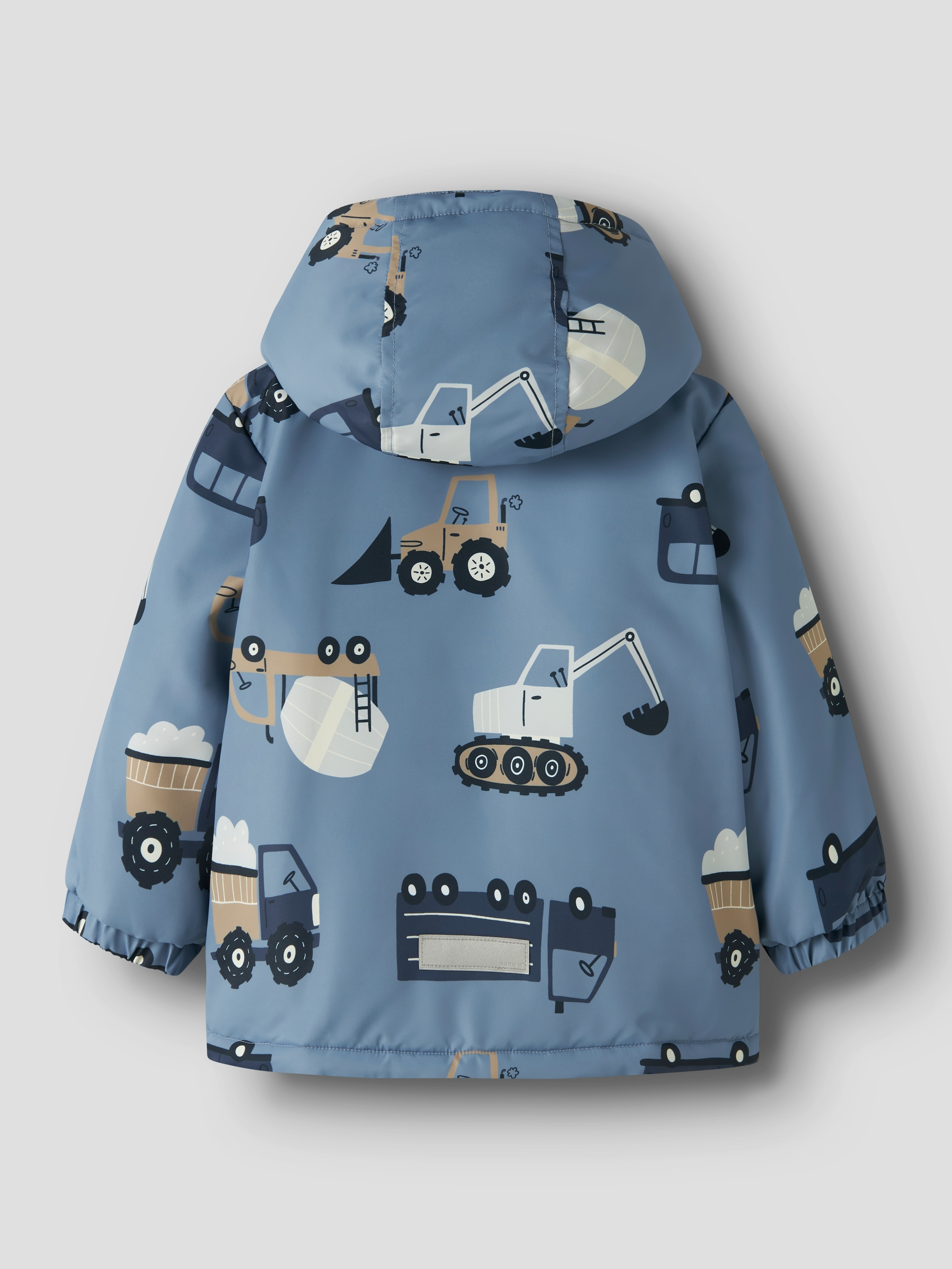 Name It Outdoorjacke »NMMMAX JACKET PA AOP NOOS« mit Kapuze Kunstfaser, wasserabweisend, mit abnehmbarer Kapuze