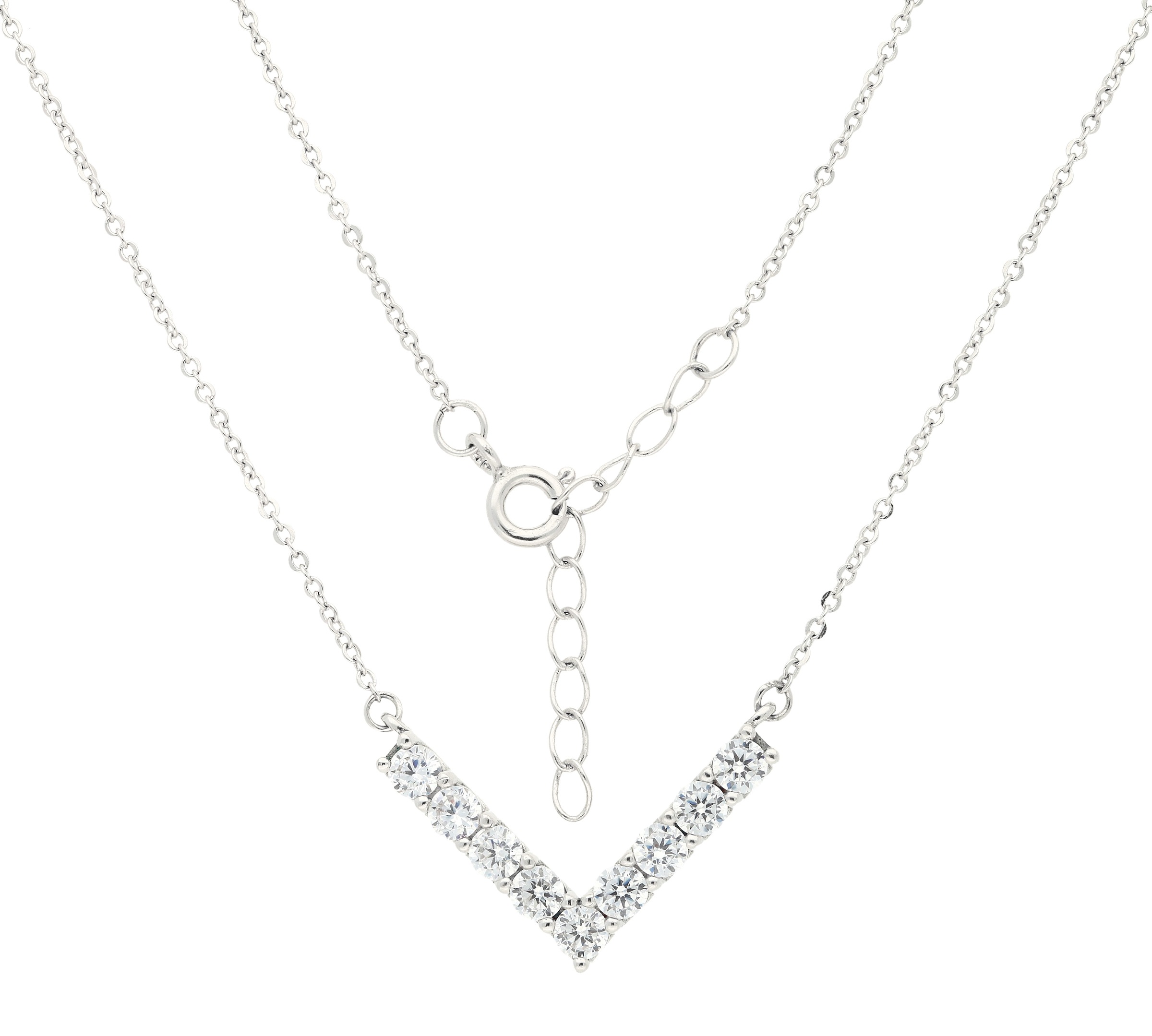 Vivance Kette mit Anhänger »Zirkonia«