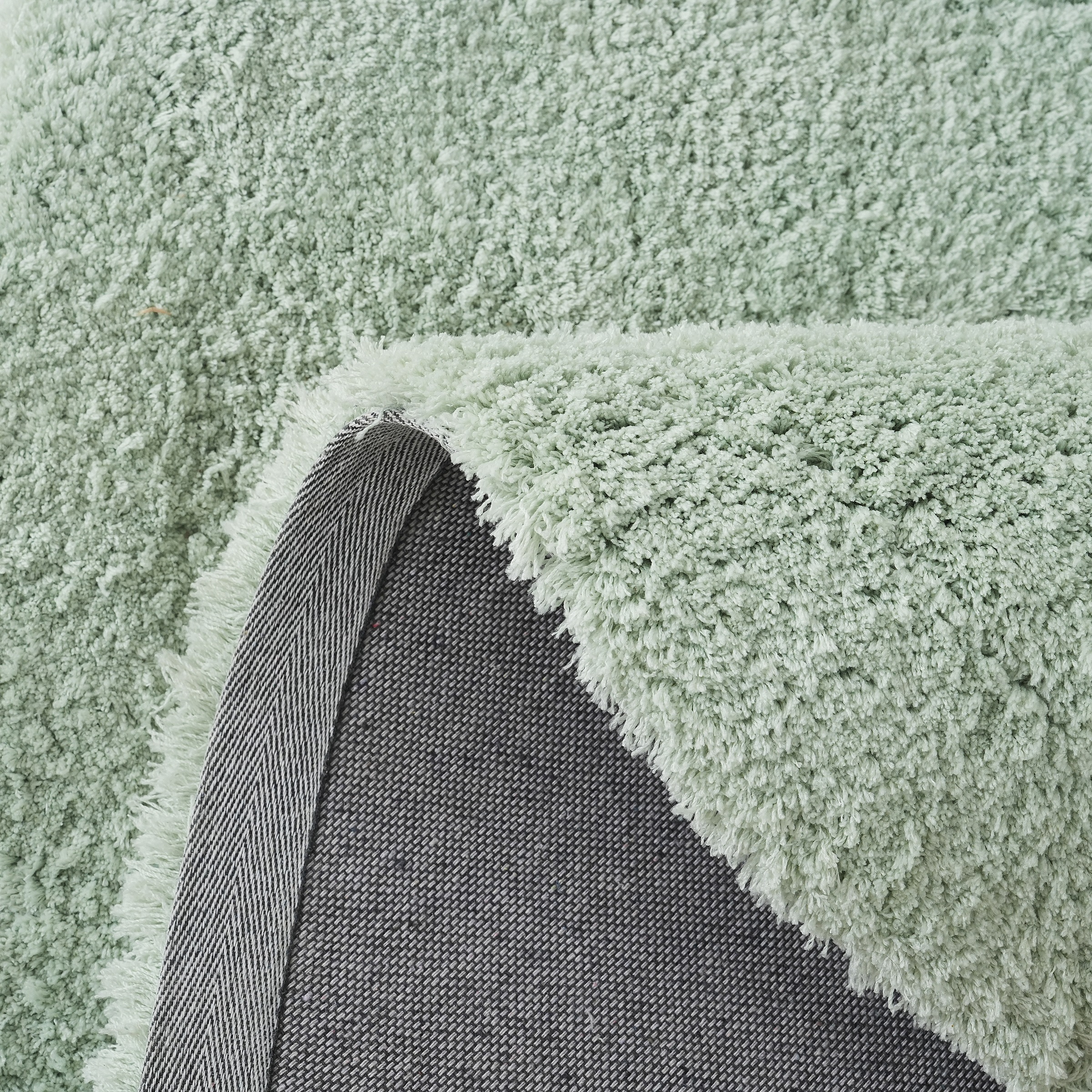 my home Hochflor-Teppich »Microfaser Teppich Magong, besonders weich, sehr feiner Flor«, rund, 25 mm Höhe, unifarben, weiche Teppiche, Wohnzimmer, Schlafzimmer, Kinderzimmer