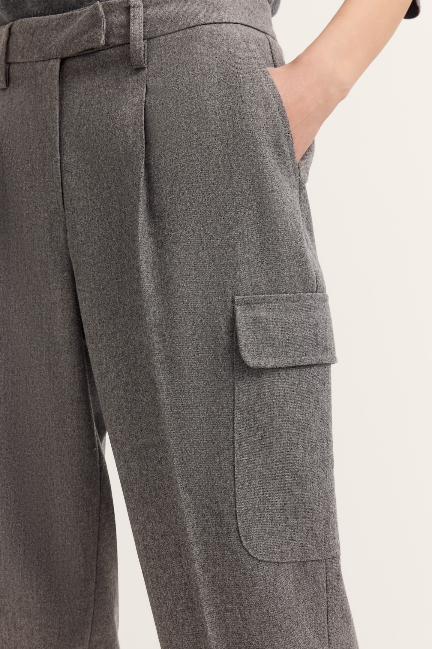 bugatti Cargohose »Stretch-Mix«, mit Bundfalte & normaler Passform