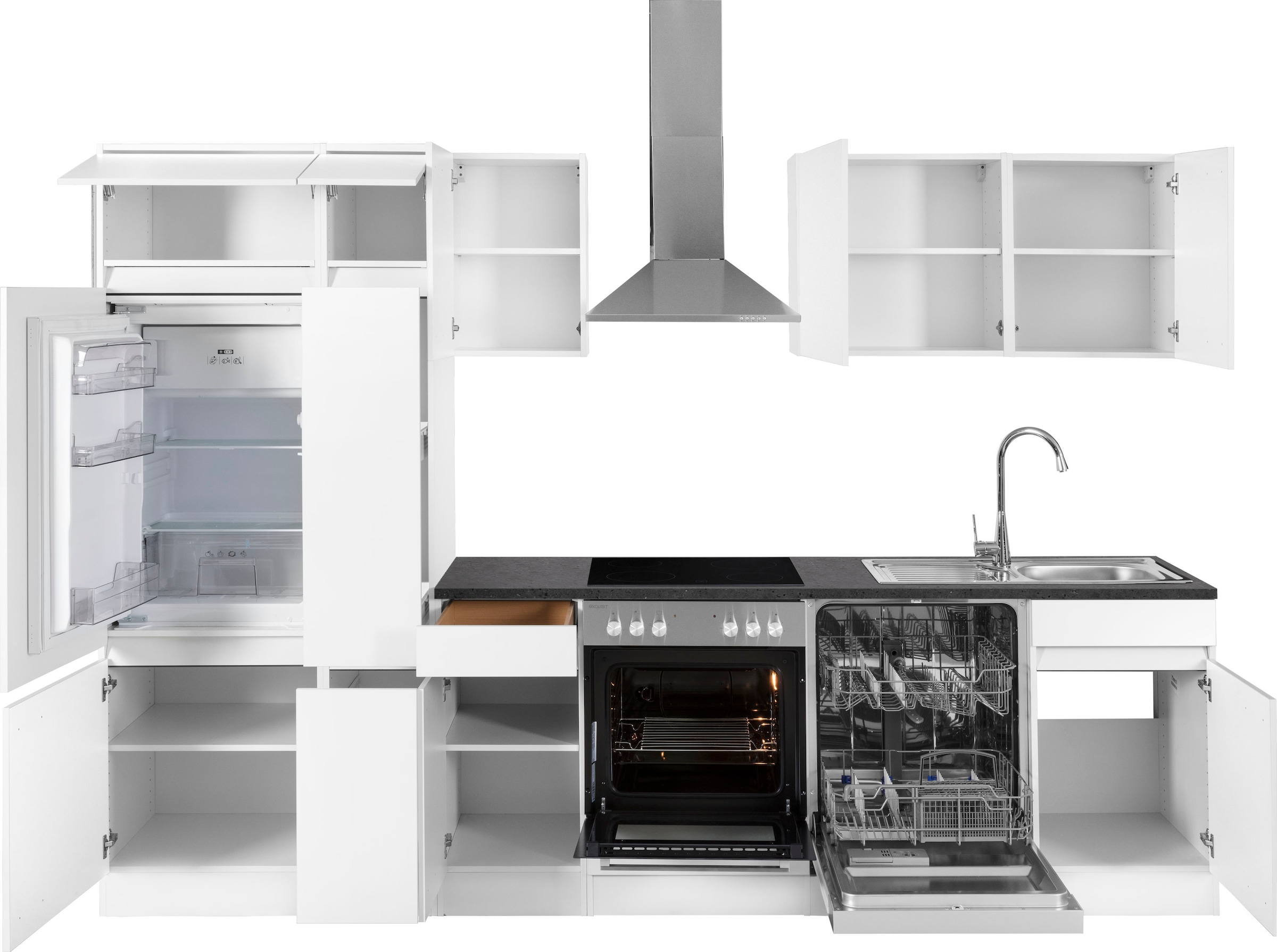 OPTIFIT Küchenzeile »Roth«, ohne E-Geräte, online bestellen 300 cm Breite