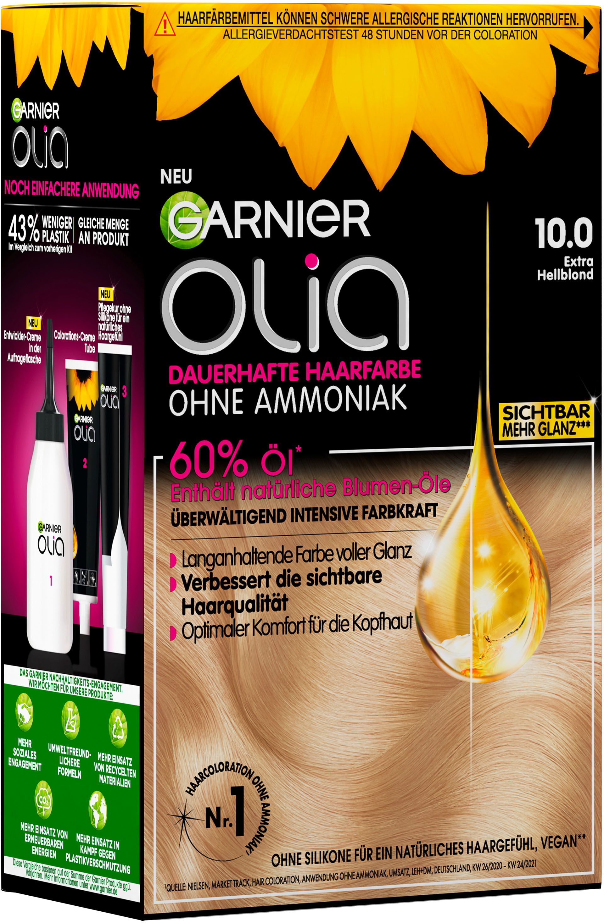 GARNIER Coloration kaufen »Garnier Olia Haarfarbe«, Ölbasis dauerhafte