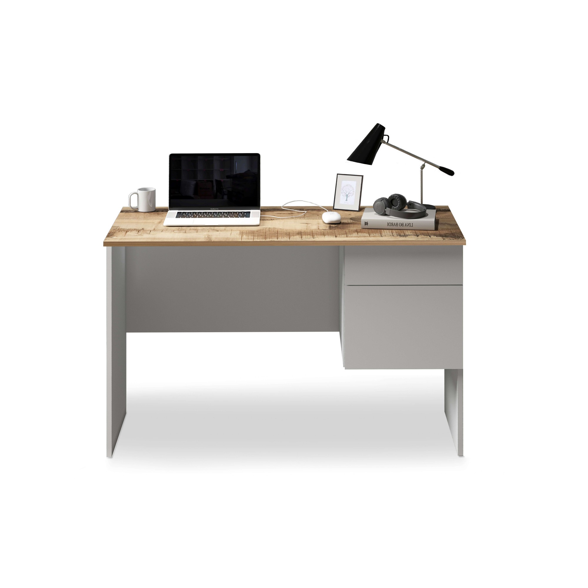 INOSIGN Schreibtisch »Sunrise, kleiner Computertisch, Bürotisch«, mit 1 Tür günstig online kaufen