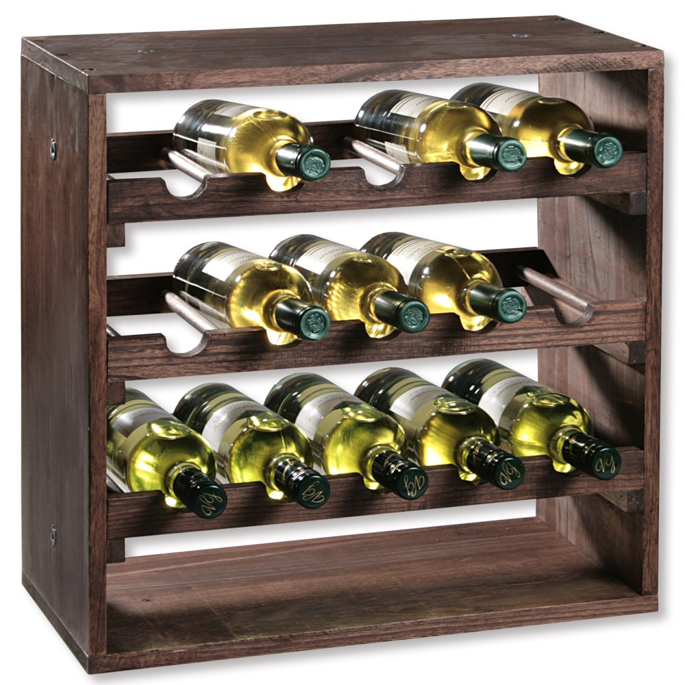 KESPER® Weinregal »Weinflaschen-Regalsystem, FSC®-zertifiziertem Kiefernholz«, (1 St.), mit Platz für 15 Flaschen
