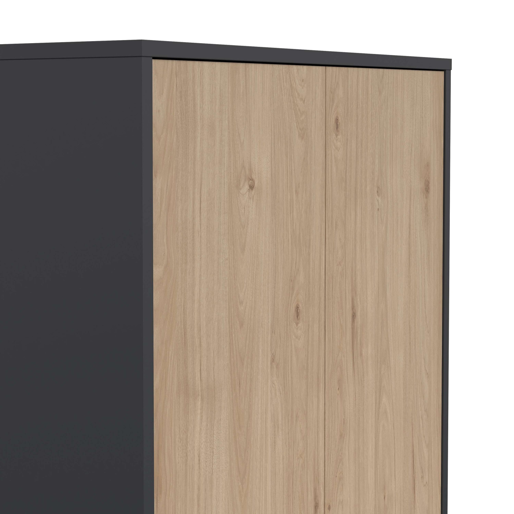 INOSIGN Aktenschrank »Sign Aktenregal, Bücherregal, Standregal,«, Merkzweckschrank, 2 Fächer, 4 Einlegeböden, Breite/Höhe 80/200 cm