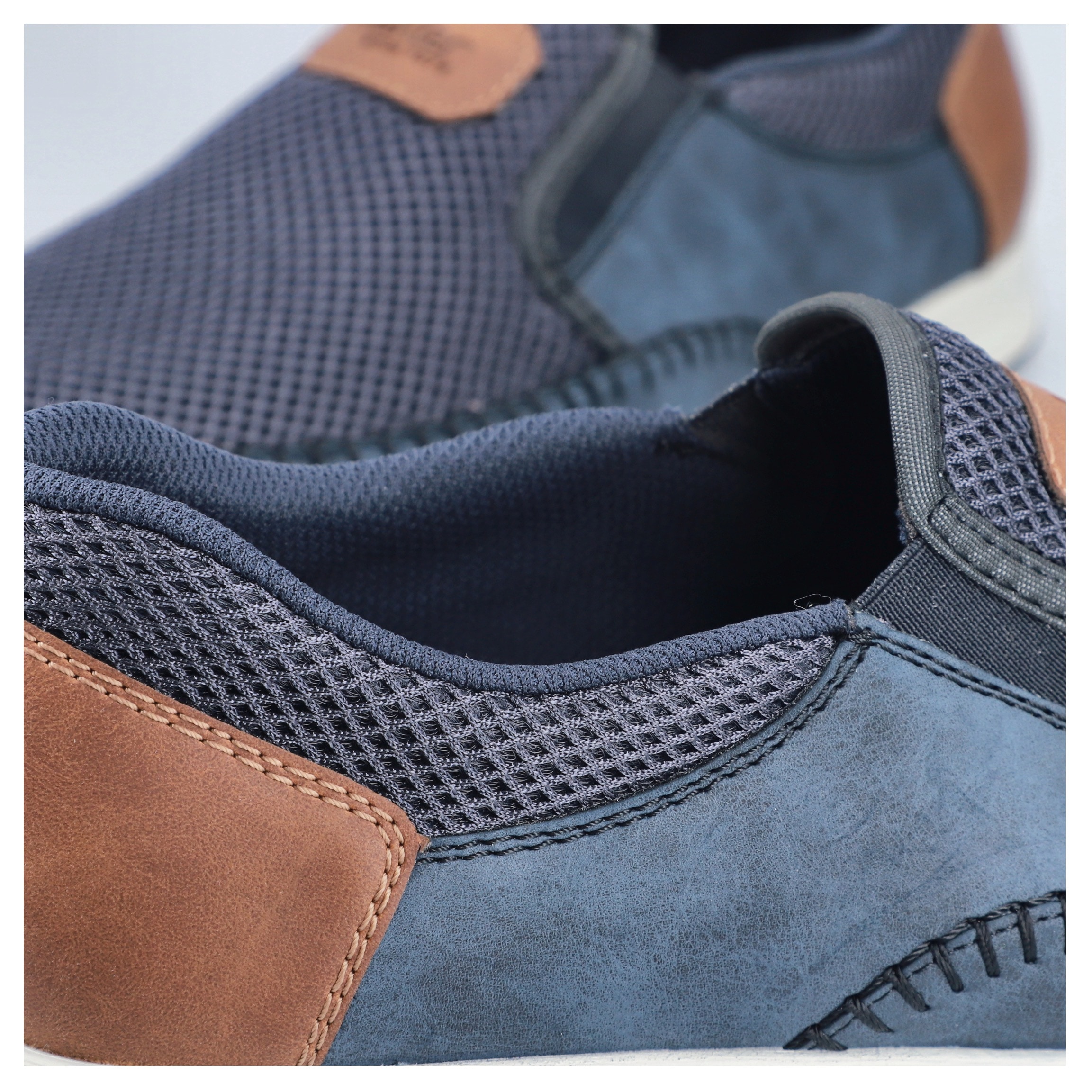 Rieker Slipper  Slip-on Sneaker, Schlupfschuh mit Stretcheinsätze