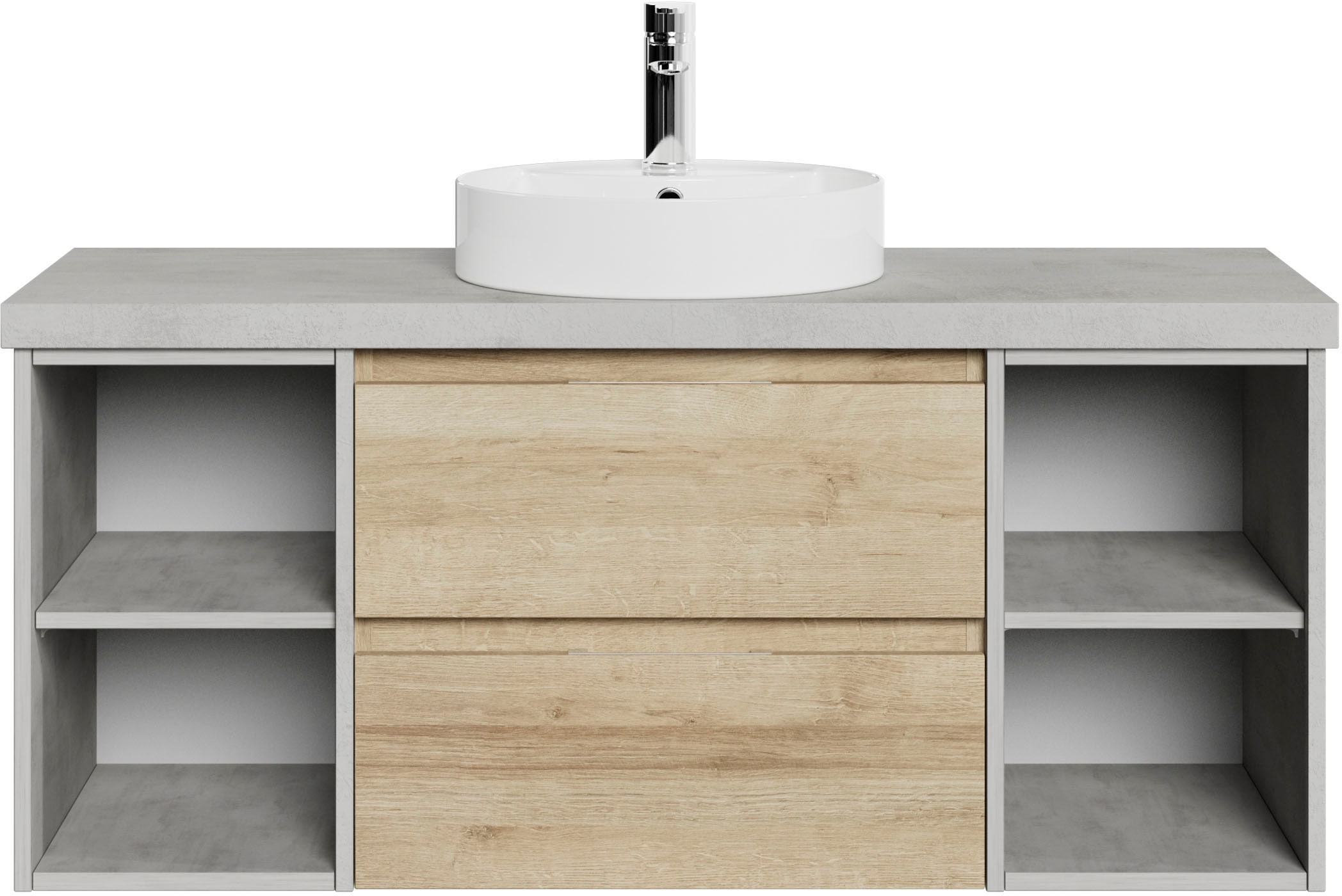Saphir Waschtisch »Serie 4035 Keramik-Aufsatzbecken mit Unterschrank, 118 c günstig online kaufen