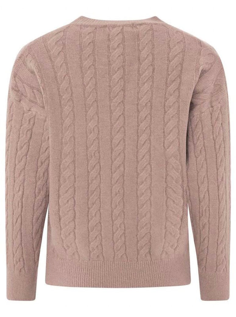 Zwillingsherz Strickpullover »"Zopfstrick"« Rundhalsausschnitt, Zopfstrick, Langarm