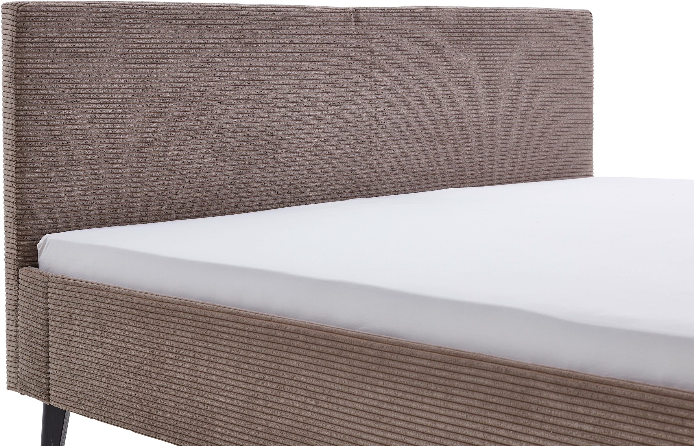 meise.möbel Polsterbett »Avola«, erhältlich in den Breiten 140 & 180cm, Bezugsstoff Cord