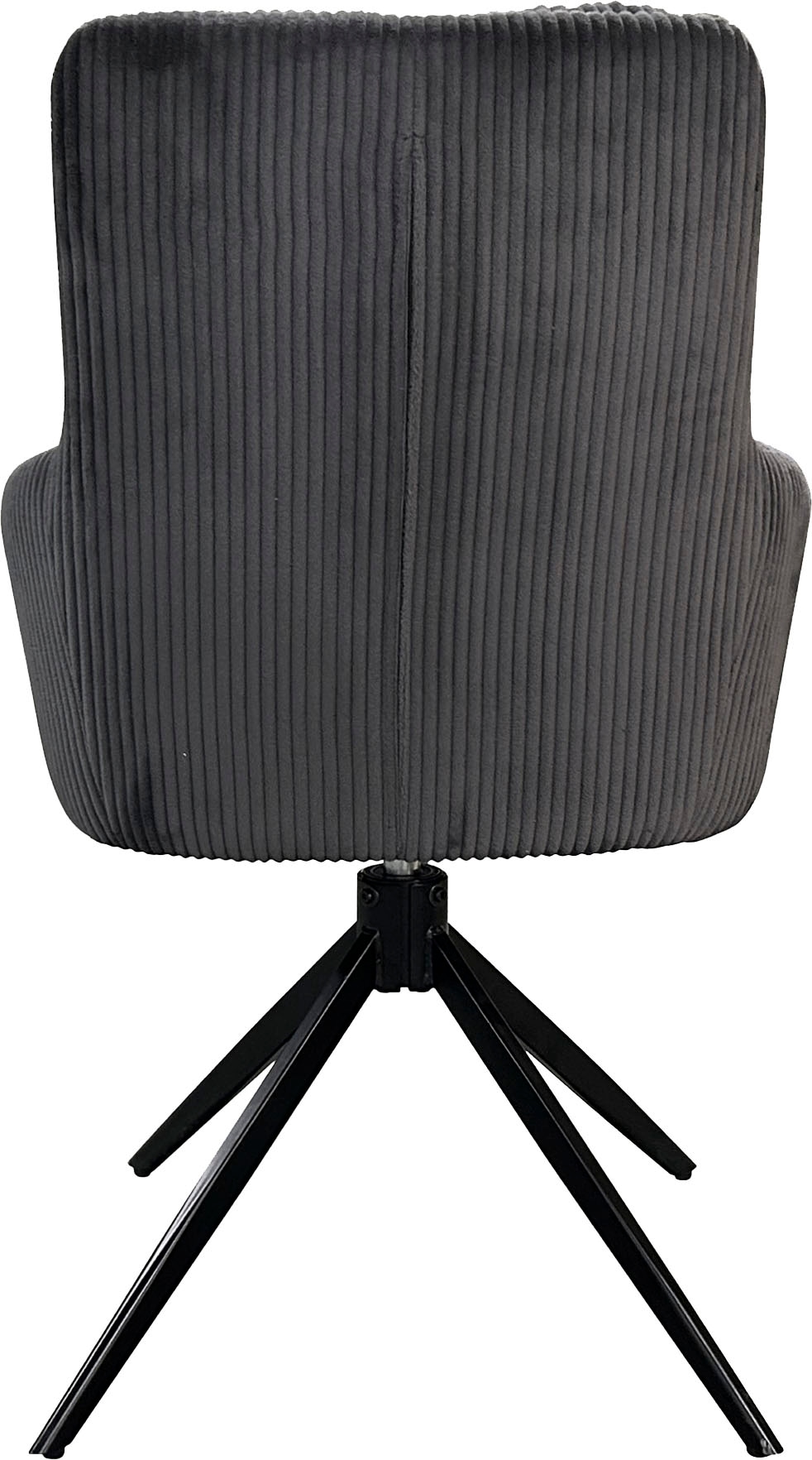 byLIVING Esszimmerstuhl »Pura (2er-Set)«, (Set), Sitzschale 360°drehbar, Metall schwarz, Armlehnstuhl, diverse Farben
