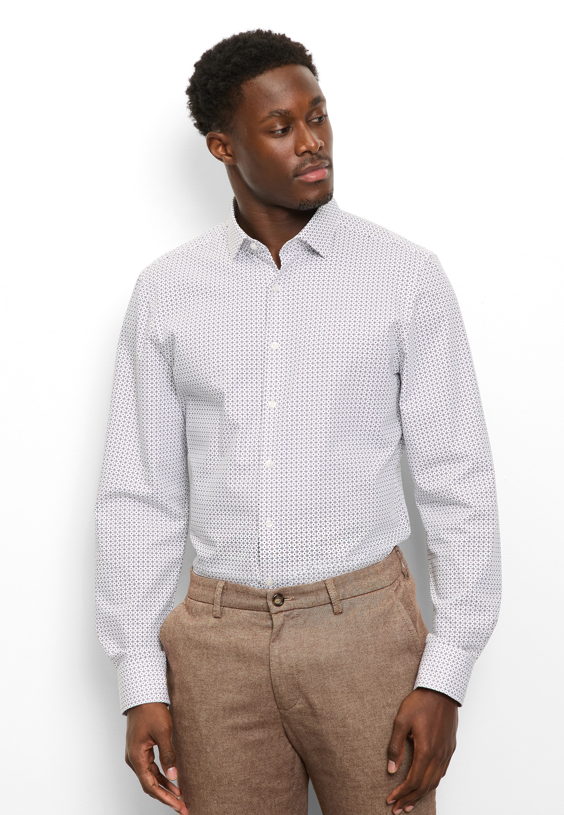 OLYMP Langarmhemd »Level Five 24/Seven« Businesshemd, body fit, Kentkragen