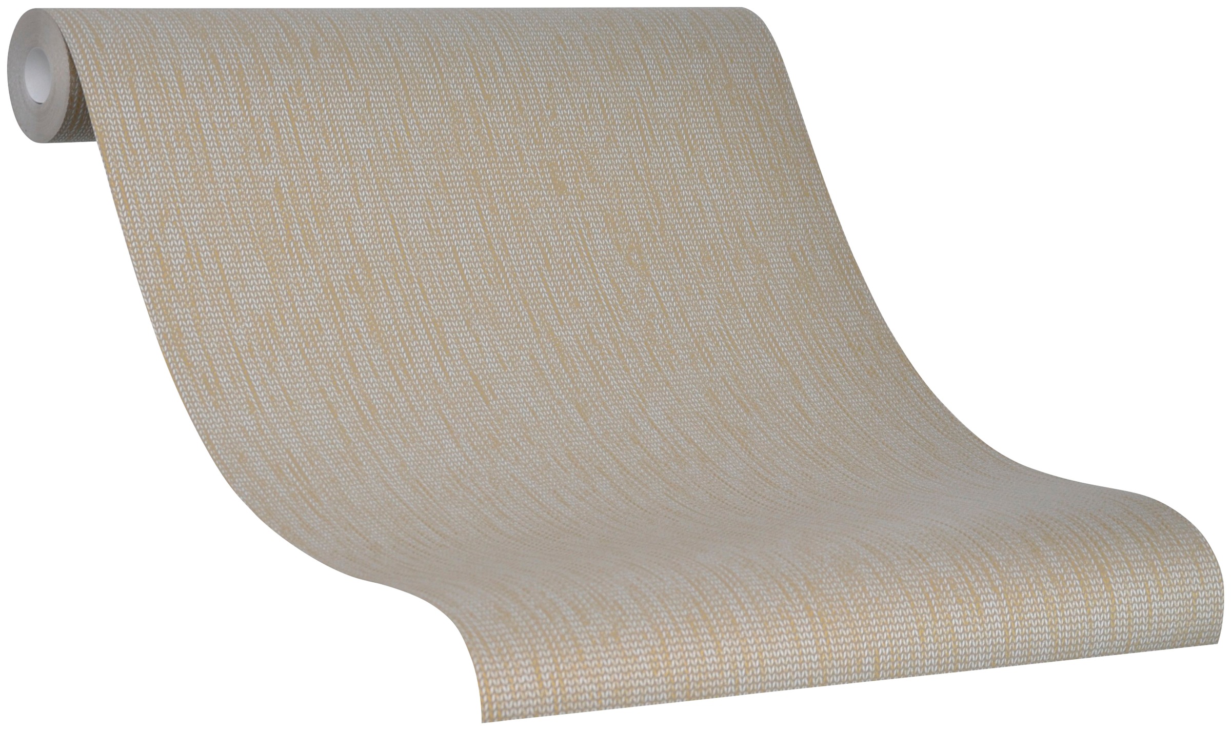 Marburg Vliestapete Grafisch Strickmuster Gold-Silber 10,05 m x 0,53 m FSC® günstig online kaufen