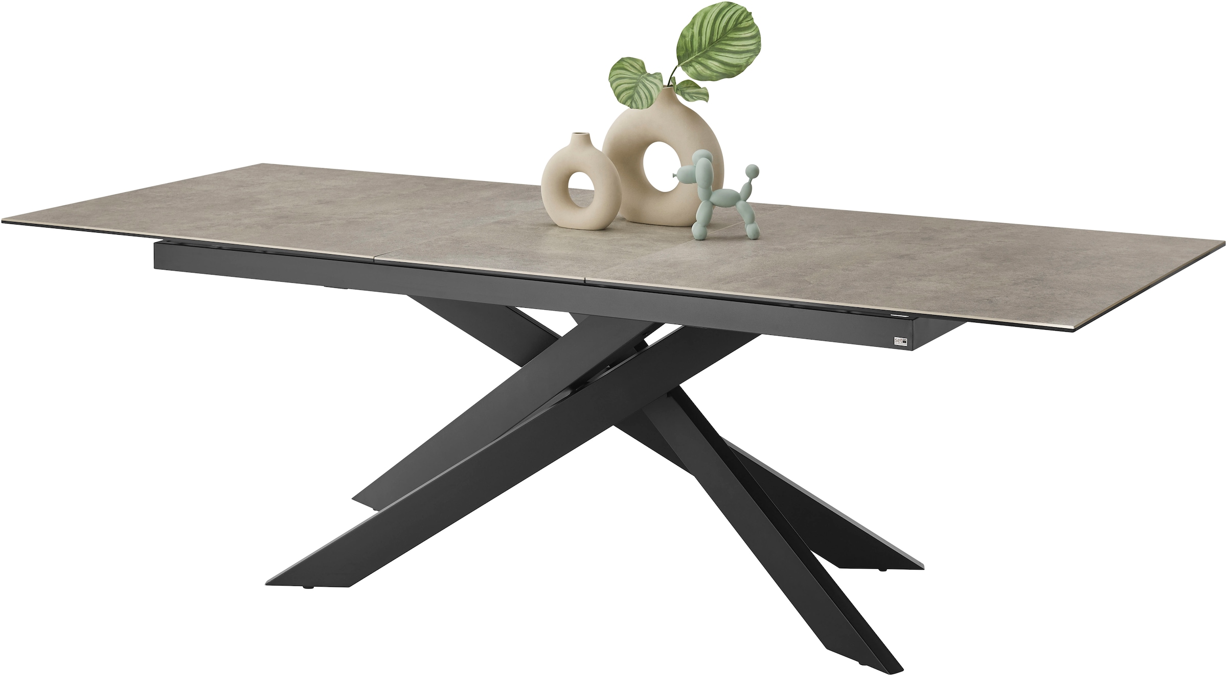 set one by Musterring Esstisch »Baltimore« Platte aus Glas-Keramik, auszieh günstig online kaufen