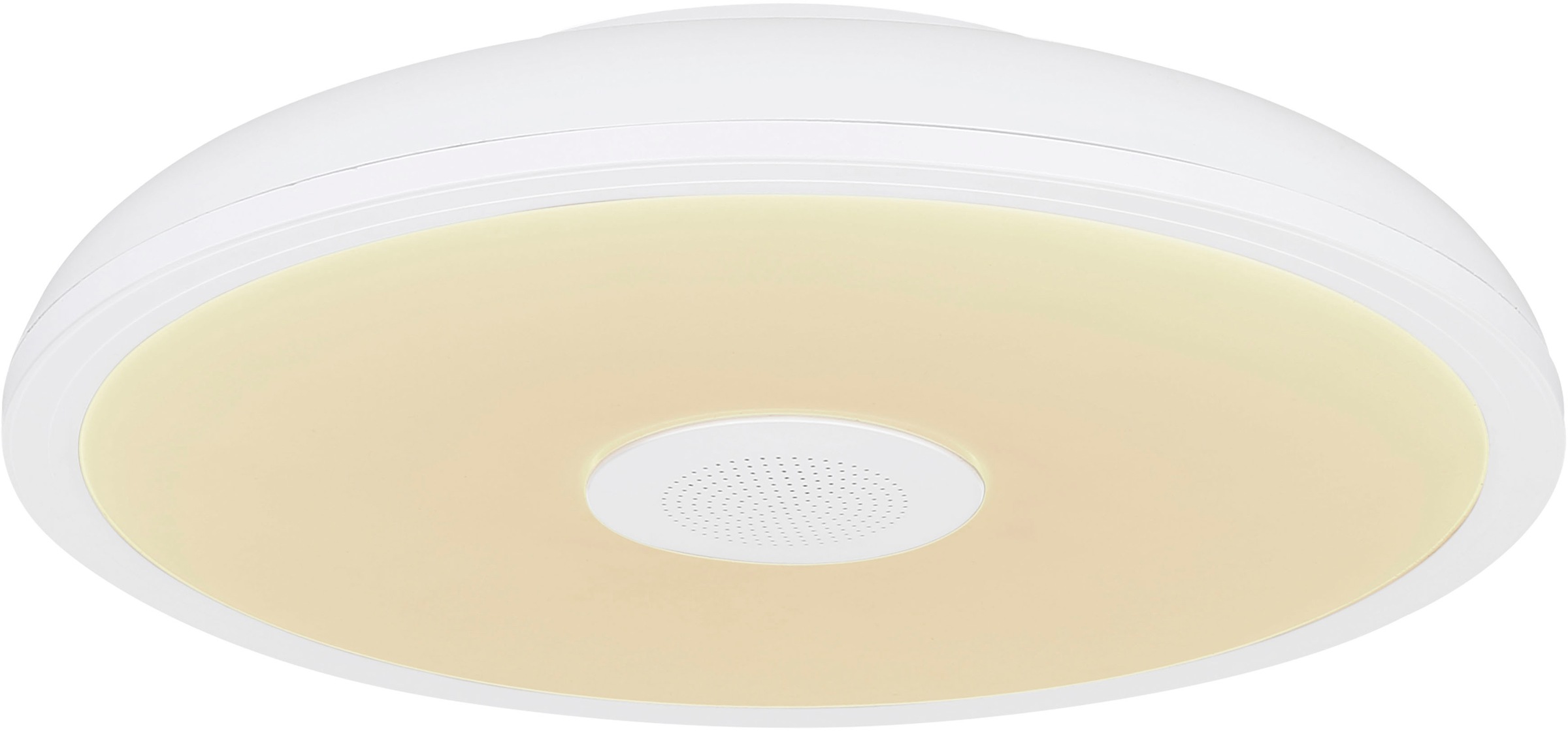 GLOBO LIGHTING LED Deckenleuchte »RAFFY« LED-Modul 1 Stk. warmweiß - kaltweiß Farbwechsel Rot-Grün-Blau, Lautsprecherfunktion